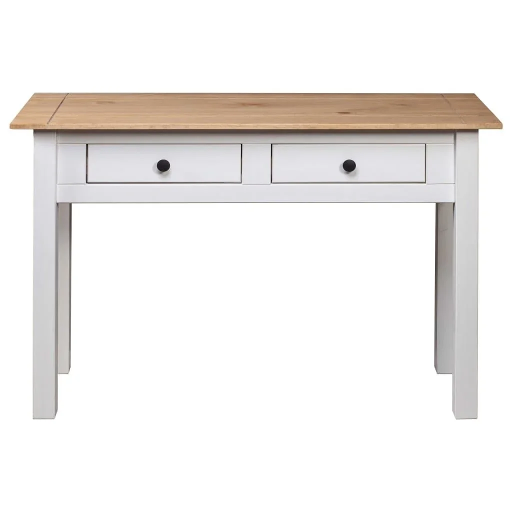Wandtisch Panama Range 110x40x72 cm Kiefer massiv weiß - 4
