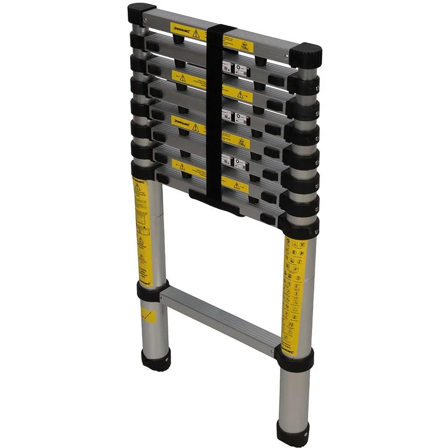 Teleskopleiter 2,9 m, 9 Sprossen - 2