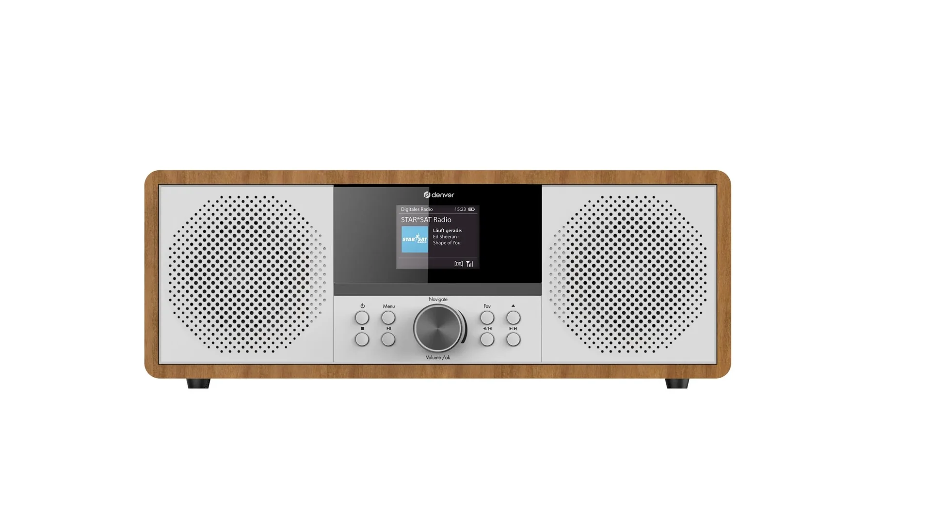 Internet Radio mit DAB+ UKW und CD Spieler, Bluetooth Funktion, schwarz - 1