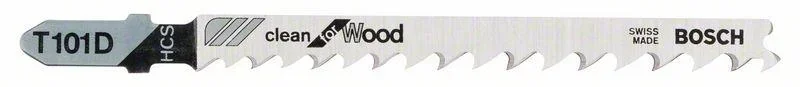 Stichsägeblätter "T 101 D", Clean for Wood, 5 Stück - 1