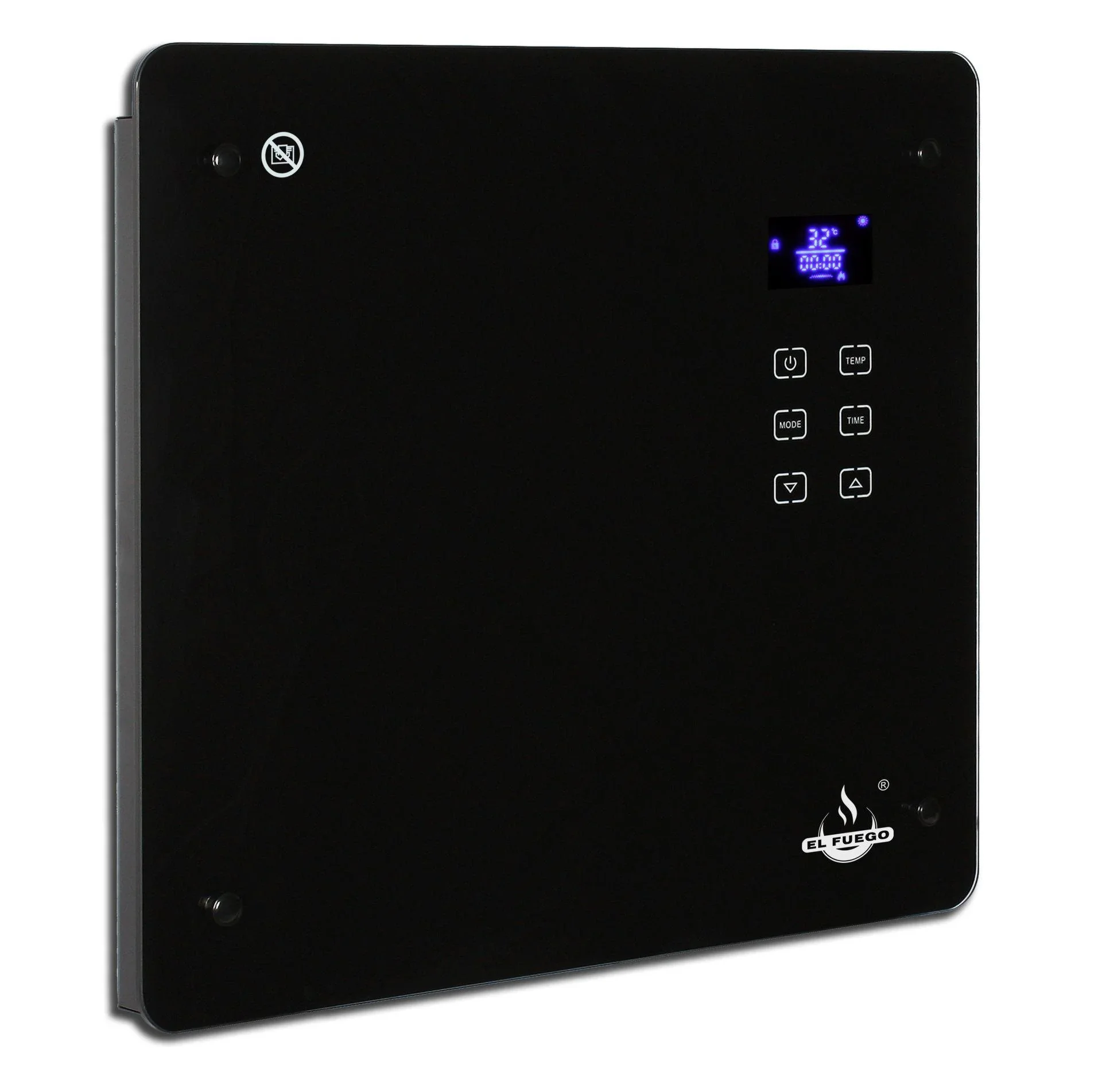 Glaskonvektor, schwarz, 1000 W - 4