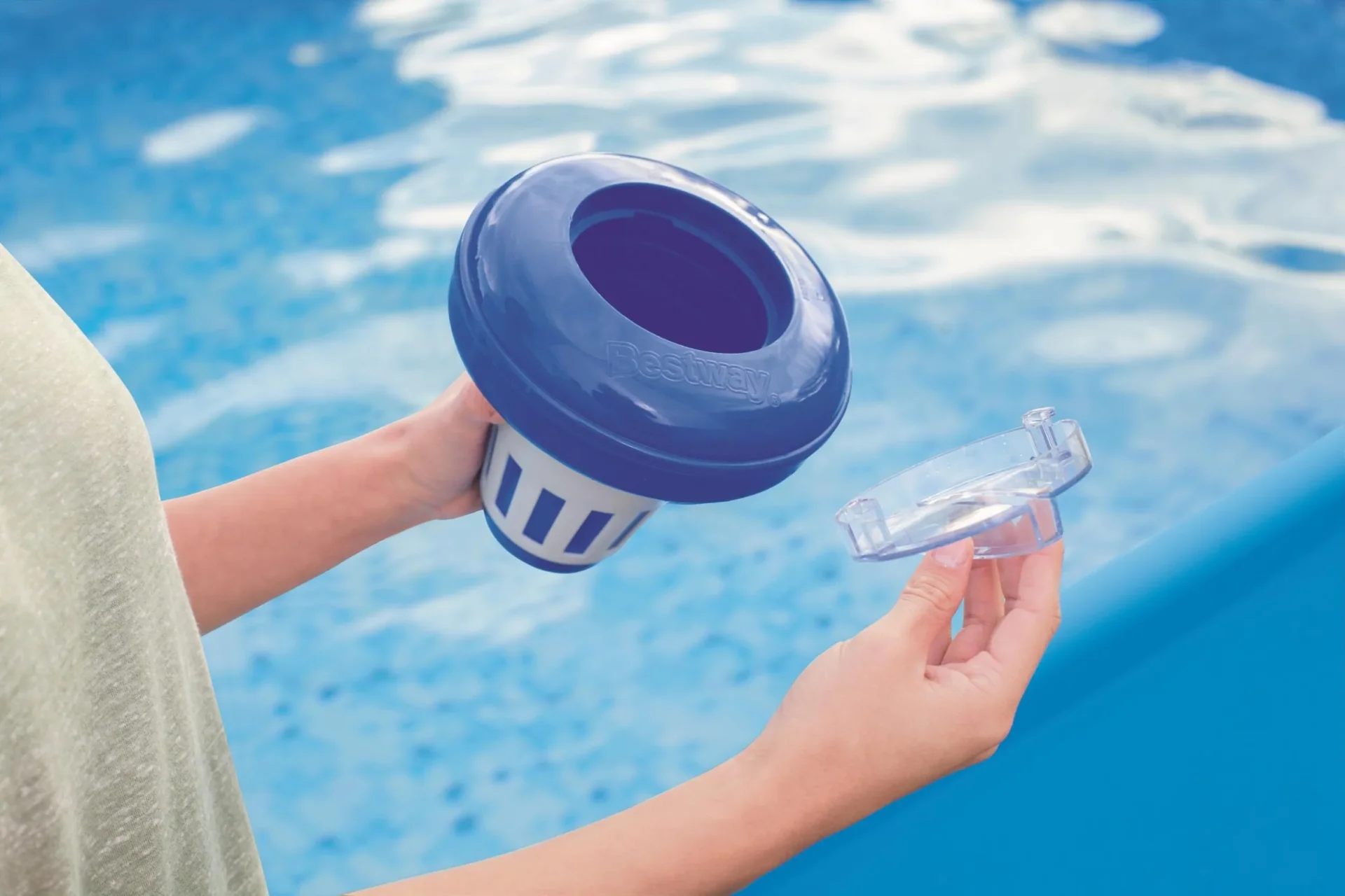 Chemischer Schwimmer für Pools - 0