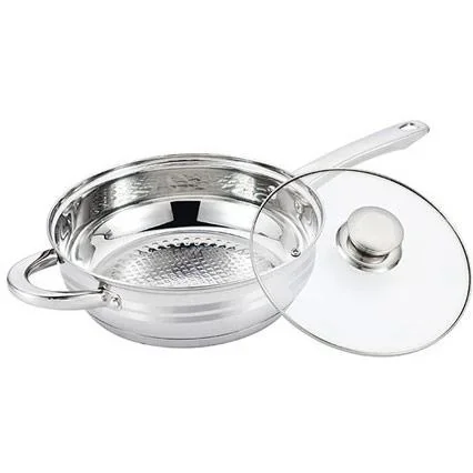 Töpfe und Pfannen - 12 Stück - Rostfreier Stahl - Silber - 2