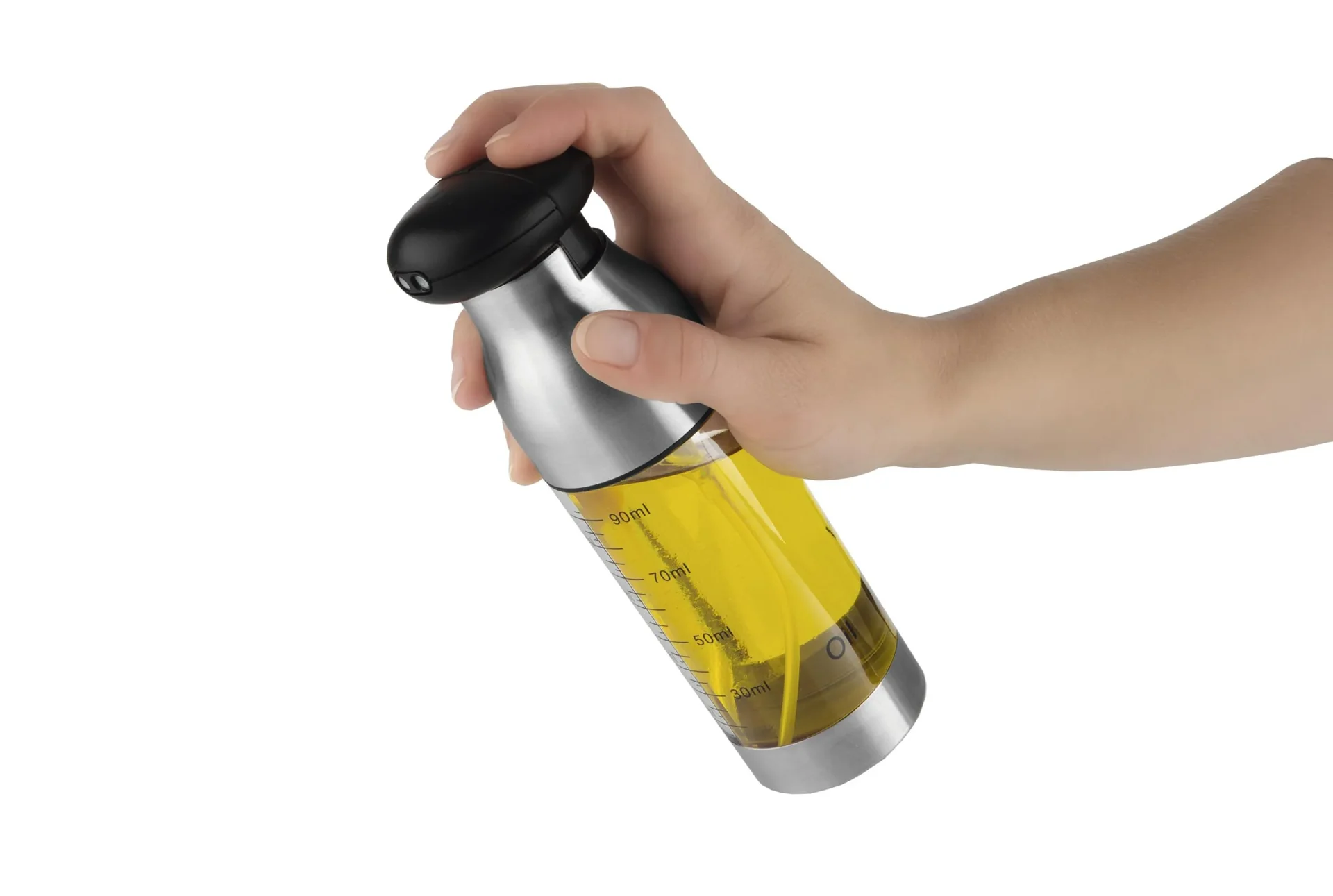 Sprühflasche Essig und Öl 2in1, Edelstahl, 200 ml - 4