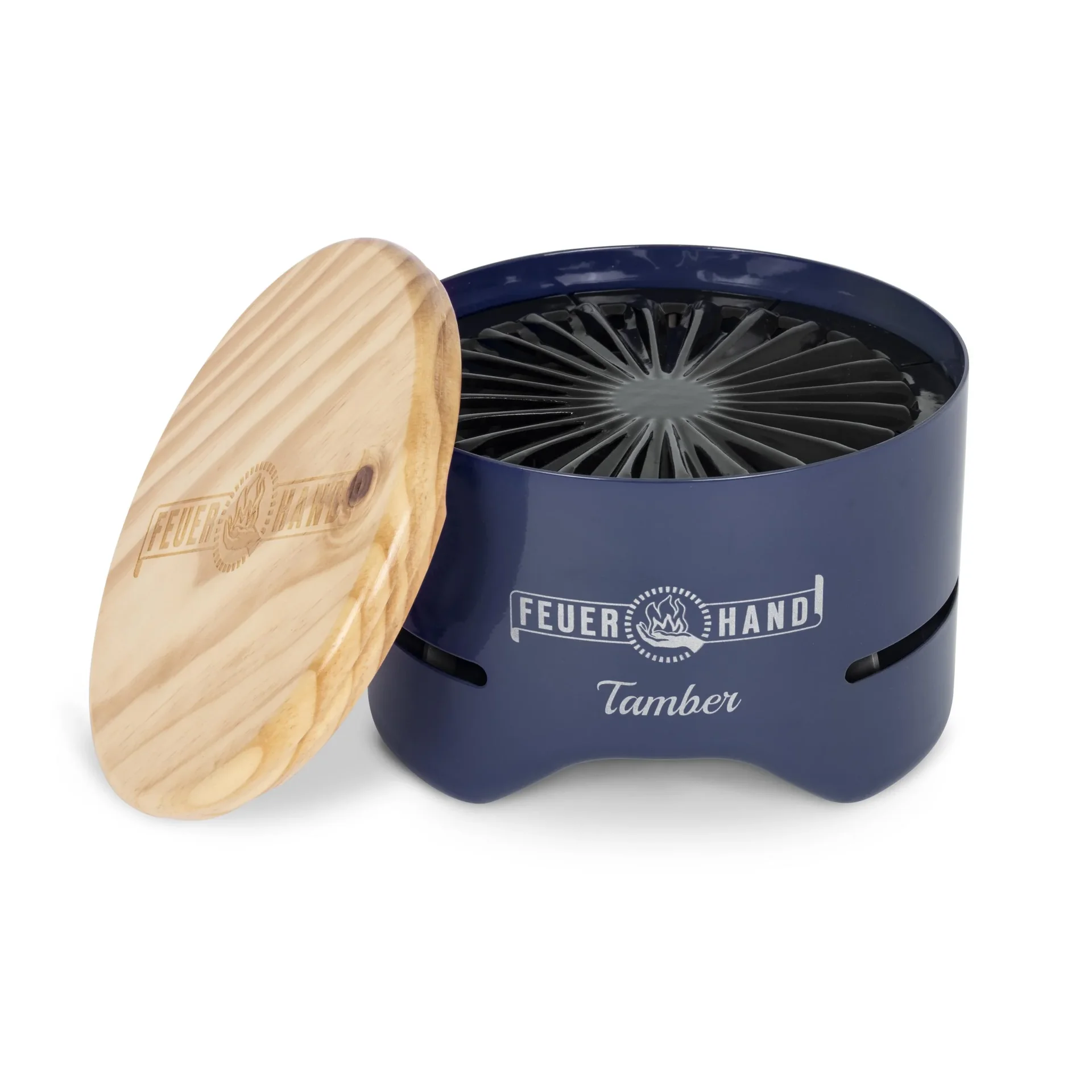 Tischgrill Tamber Farbe kobaltblau - 1