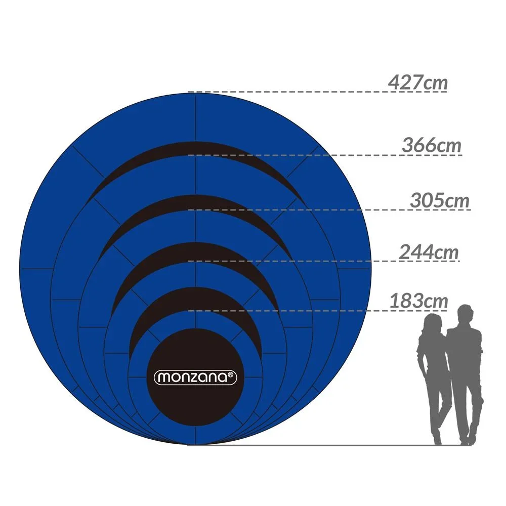 Trampolin Ø183 cm inkl. Sicherheitsnetz TÜV SÜD GS - 6