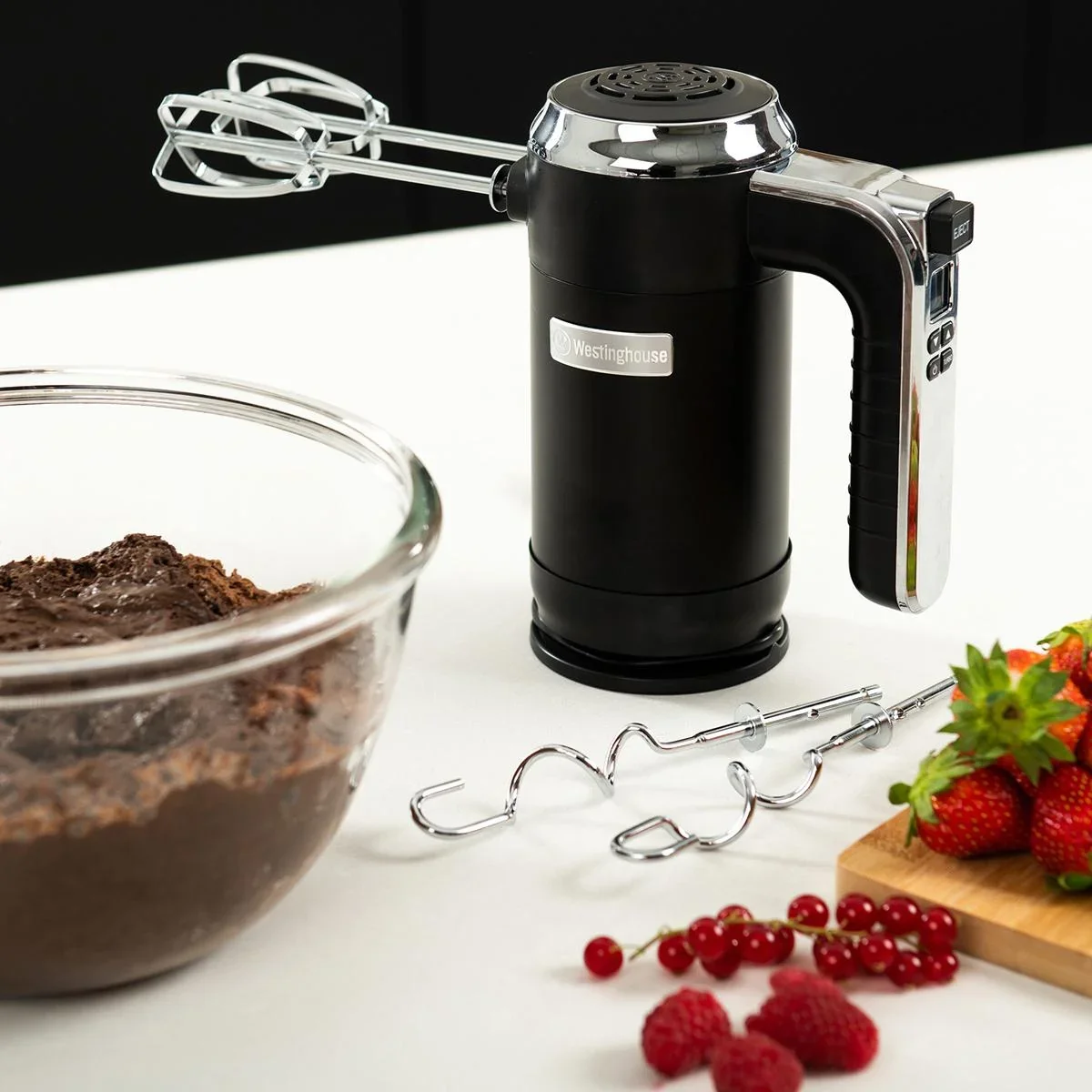 Retro-Handmixer - Schwarz - 5