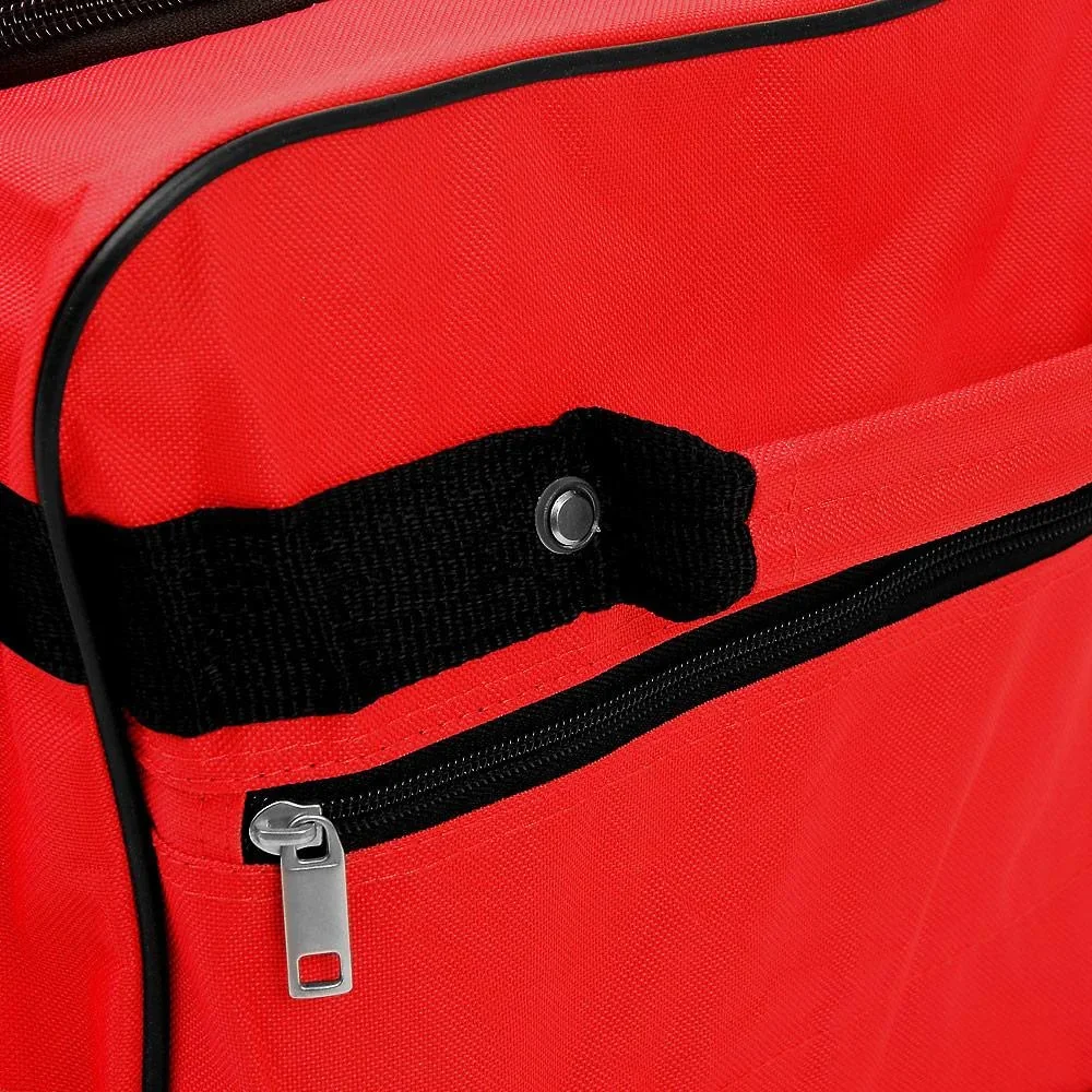 XXL Reisetasche mit Trolleyfunktion rot 160 LITER - 6
