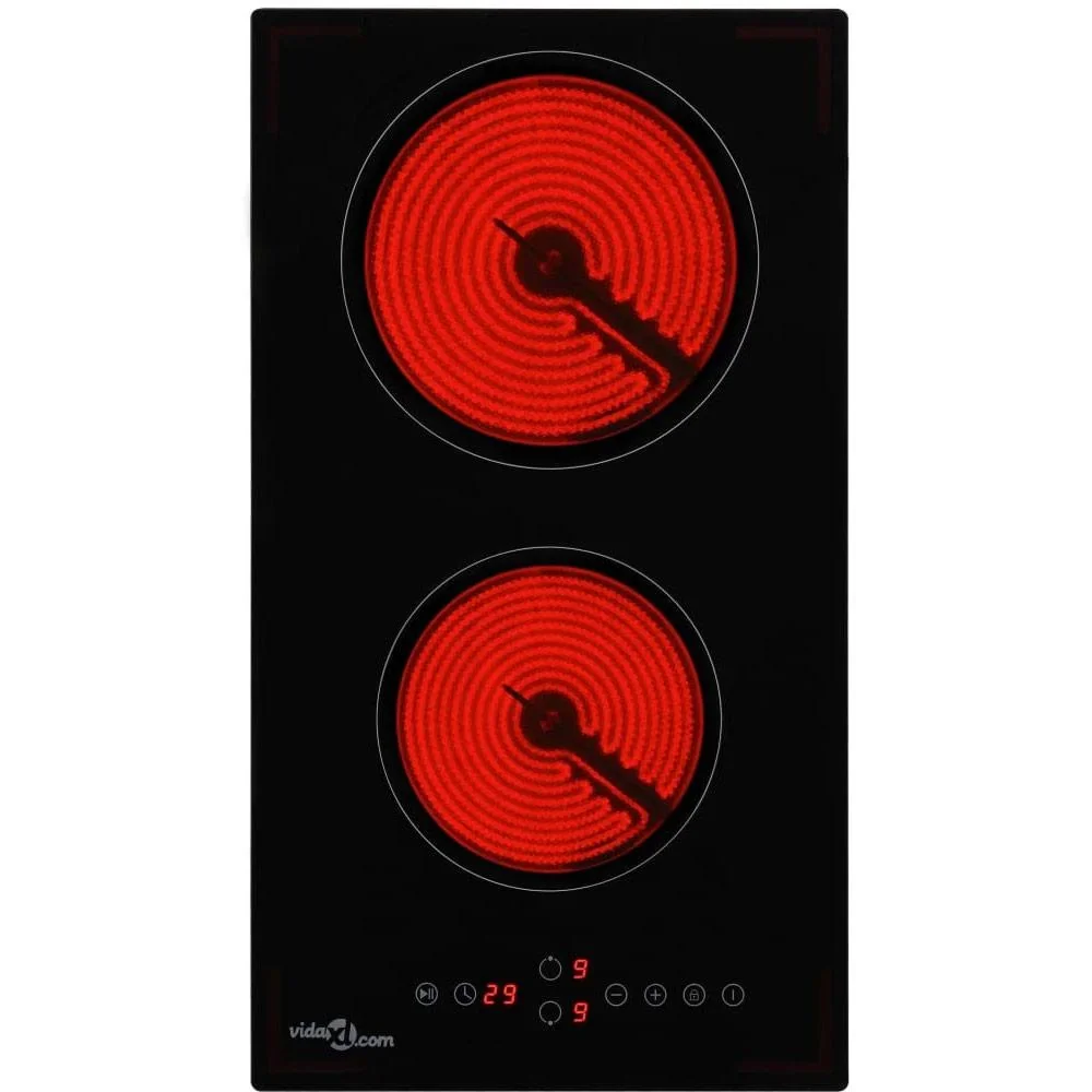 Cerankochfeld mit 2 Kochzonen, Touch Control 3000 W - 0