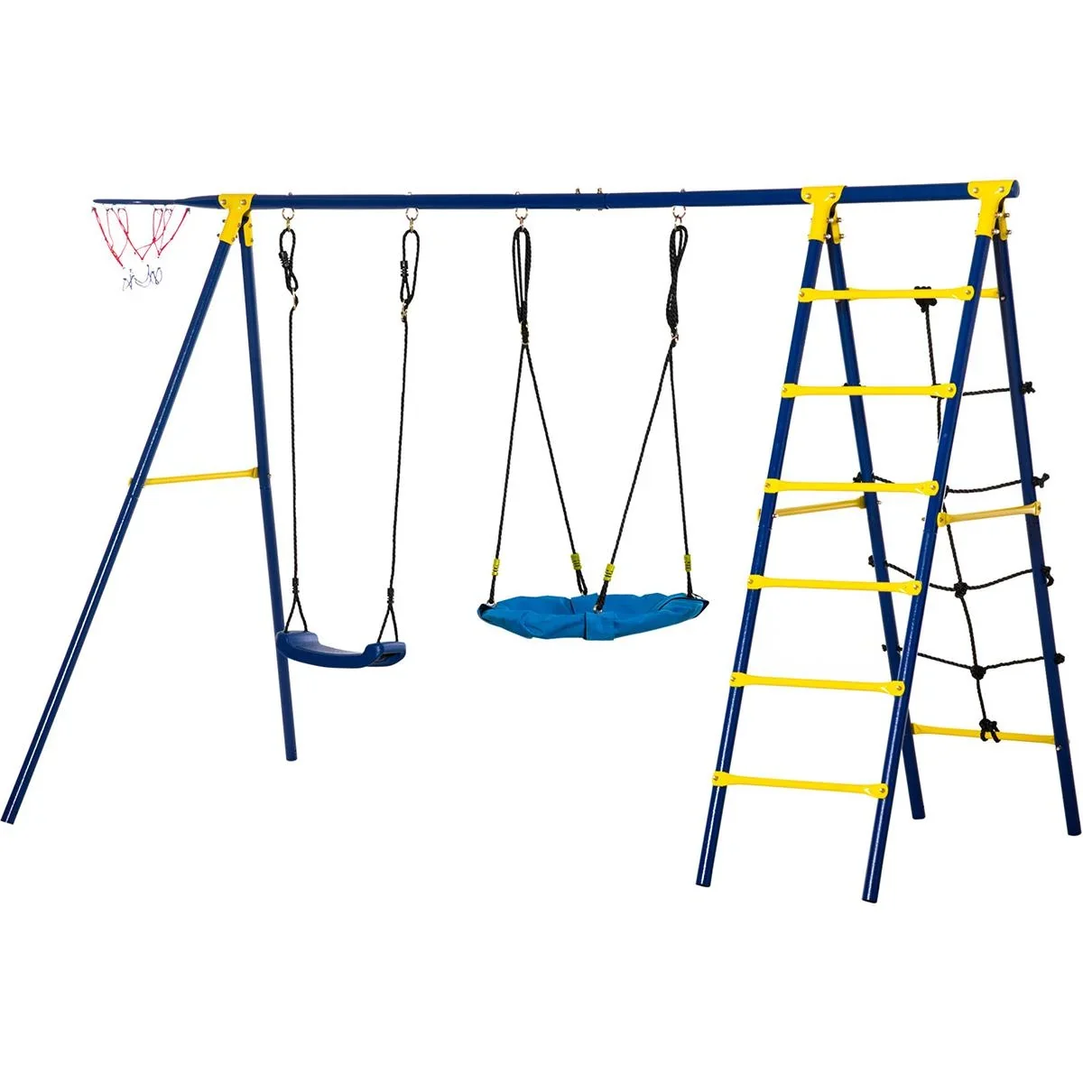 Kinderschaukel - Metallgestell - 285 x 138 x 175 cm - 1