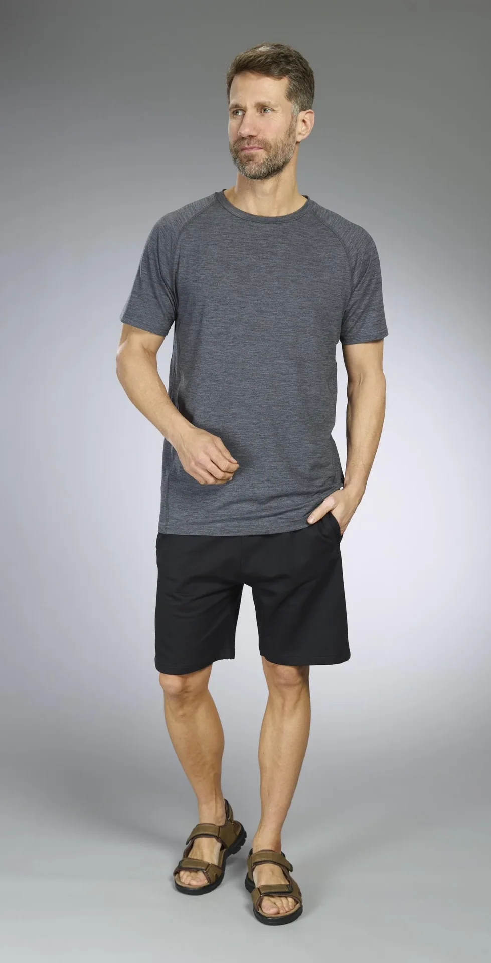 Shorts mit Gummizug, Farbe schwarz, Gr.3XL - 0