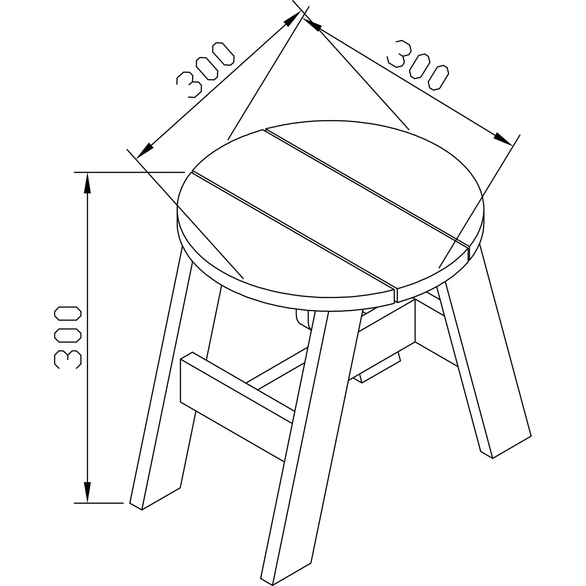 3-teiliges Picknick-Set Rund Grau/weiß - 7