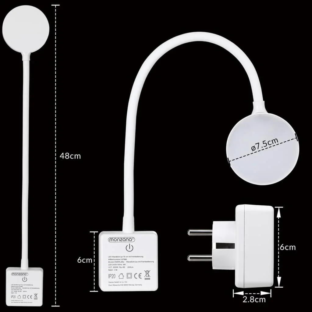 LED-Wandleuchte Iys Weiß - 1