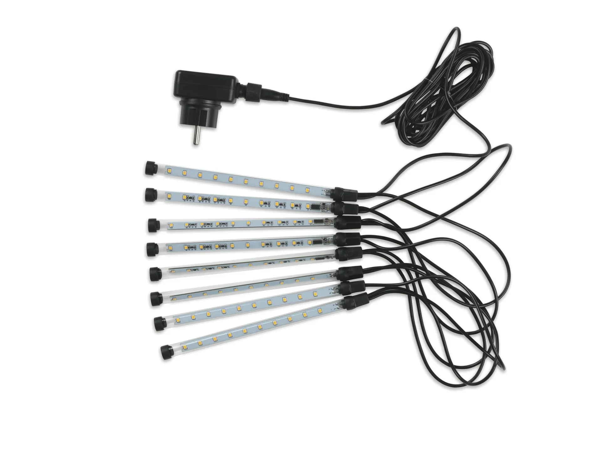 LED Leuchtkette Meteorit 8er Set, weiß - 1