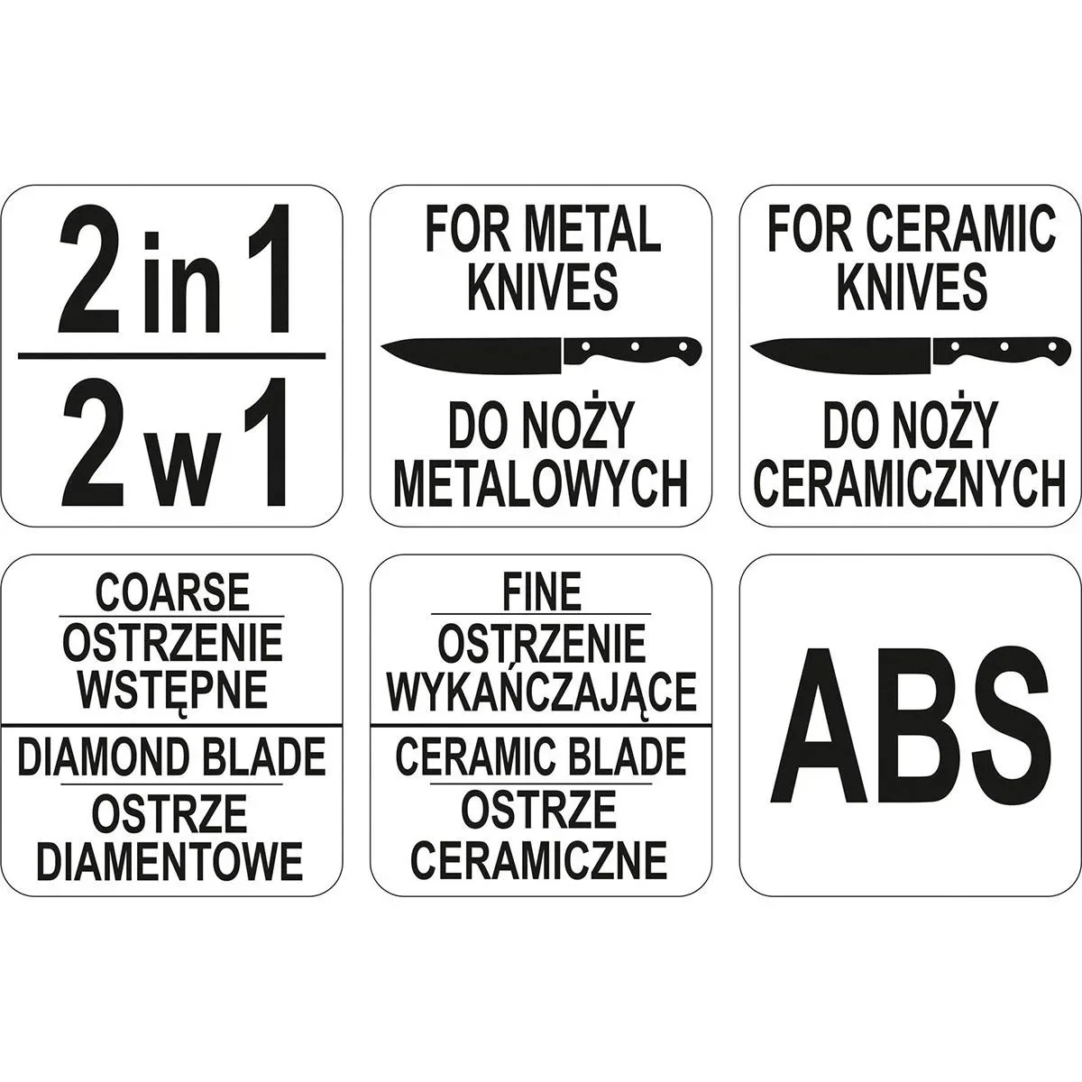 Messerschärfer 2in1 - 2