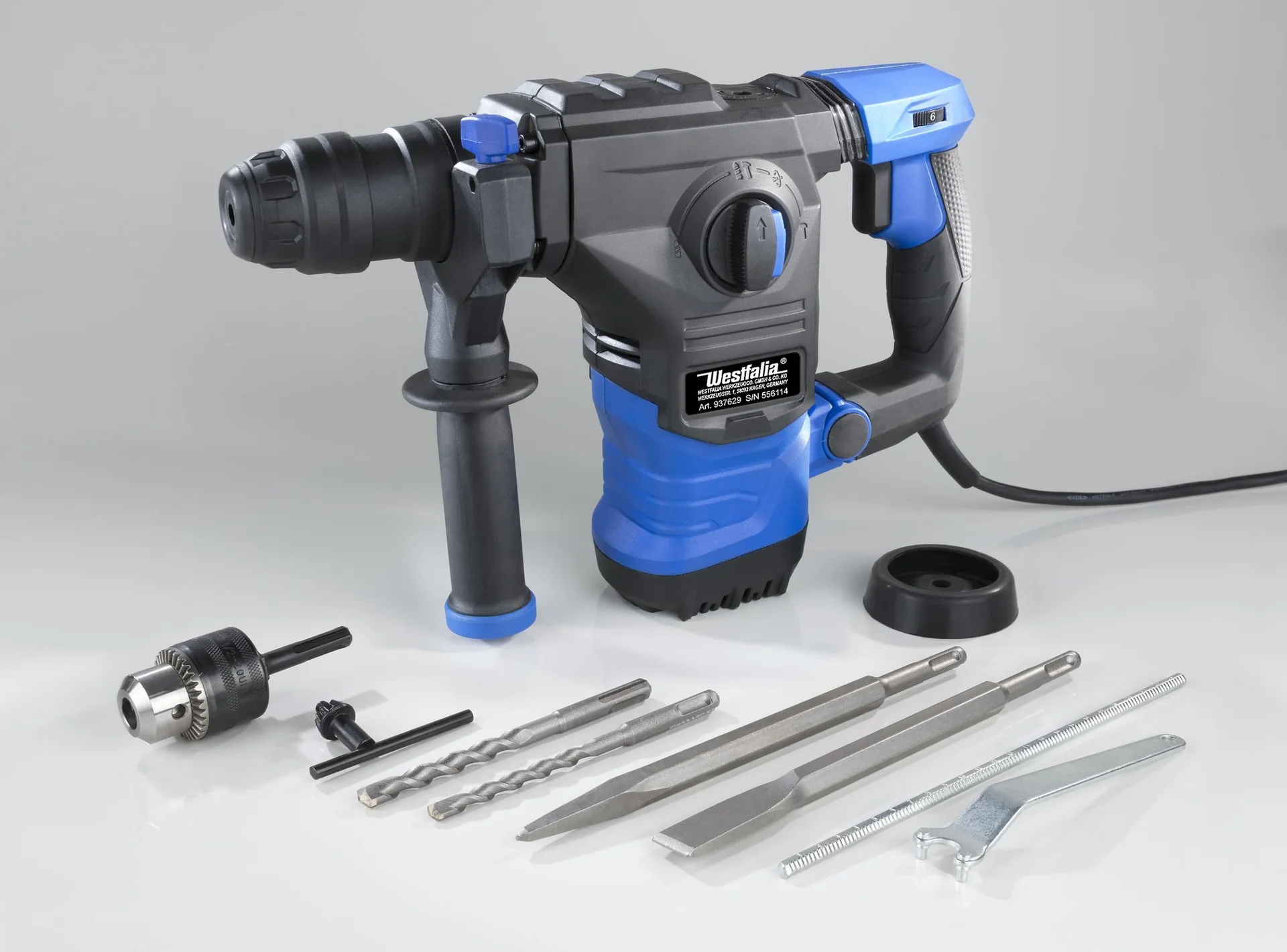 Bohr- und Meißelhammer BMH1500, SDS-Plus - 1