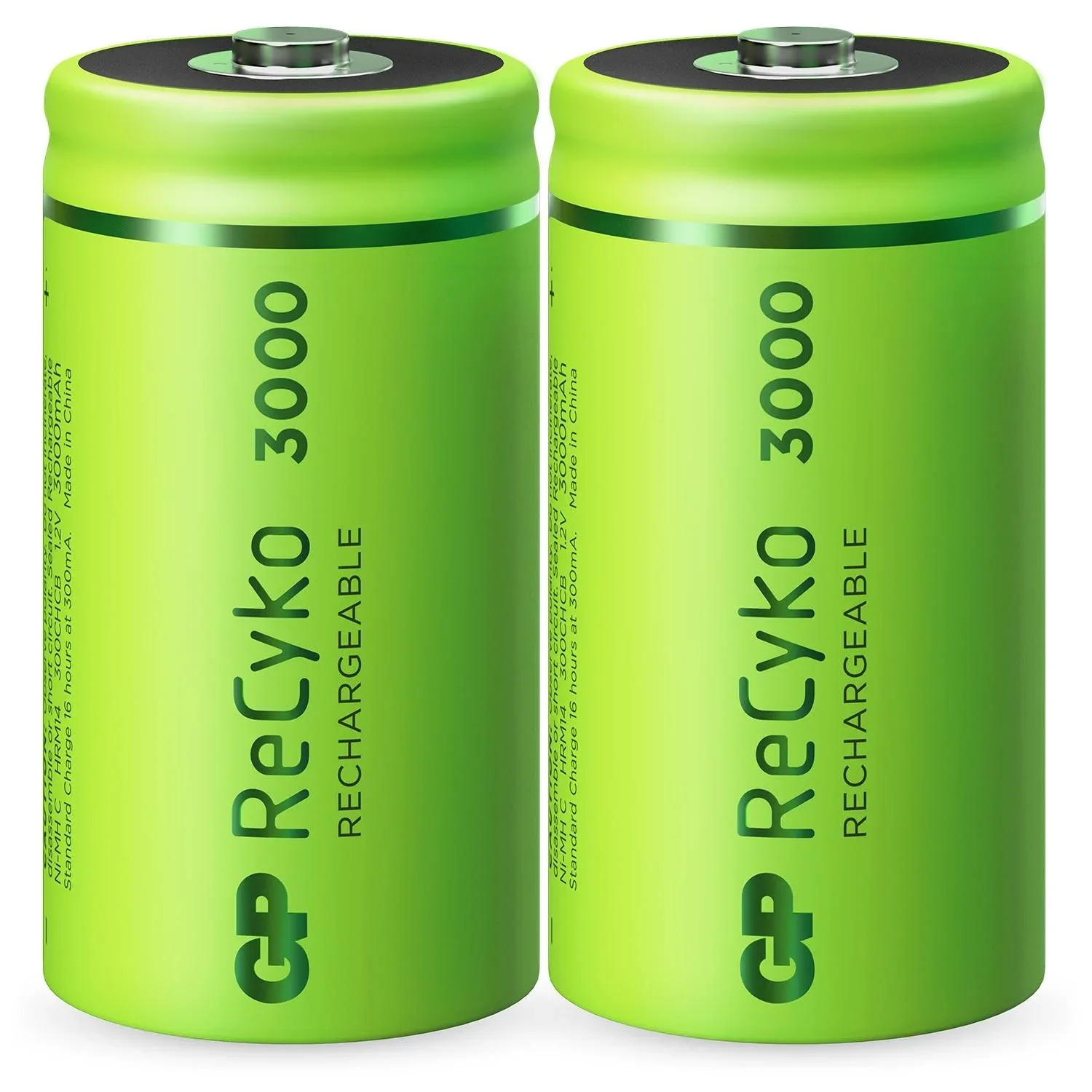 ReCyko Baby C NiMH Akkus mit 3000 mAh, 1,2V - 2 Stück - 2