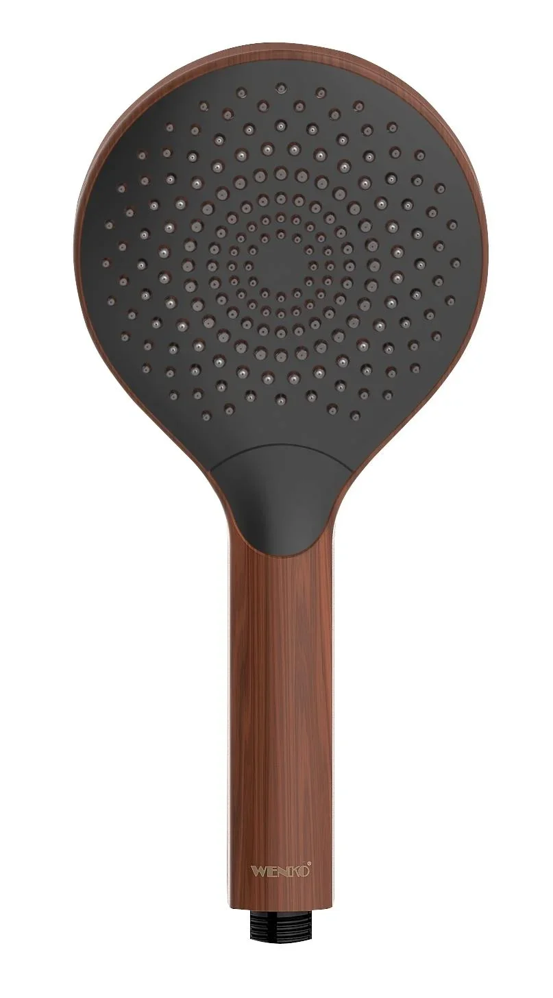 Wasserspar-Duschkopf Watersaving Wood, Ø 12 cm - 1
