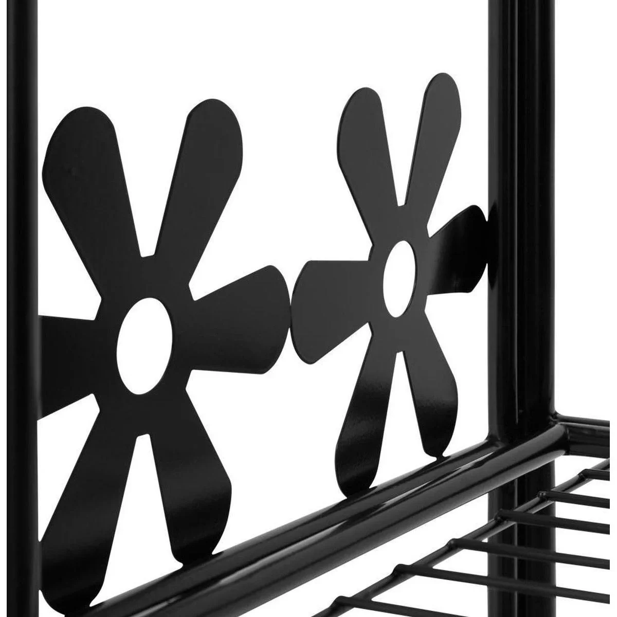 Metallregal - Matt schwarz - 60x30x50cm - 2