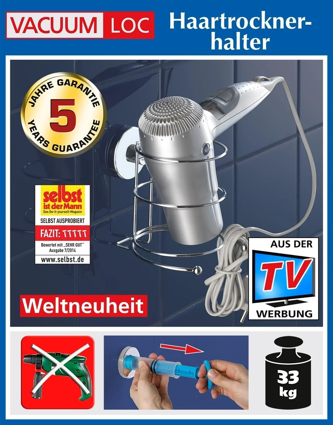 Haartrocknerhalter - 2