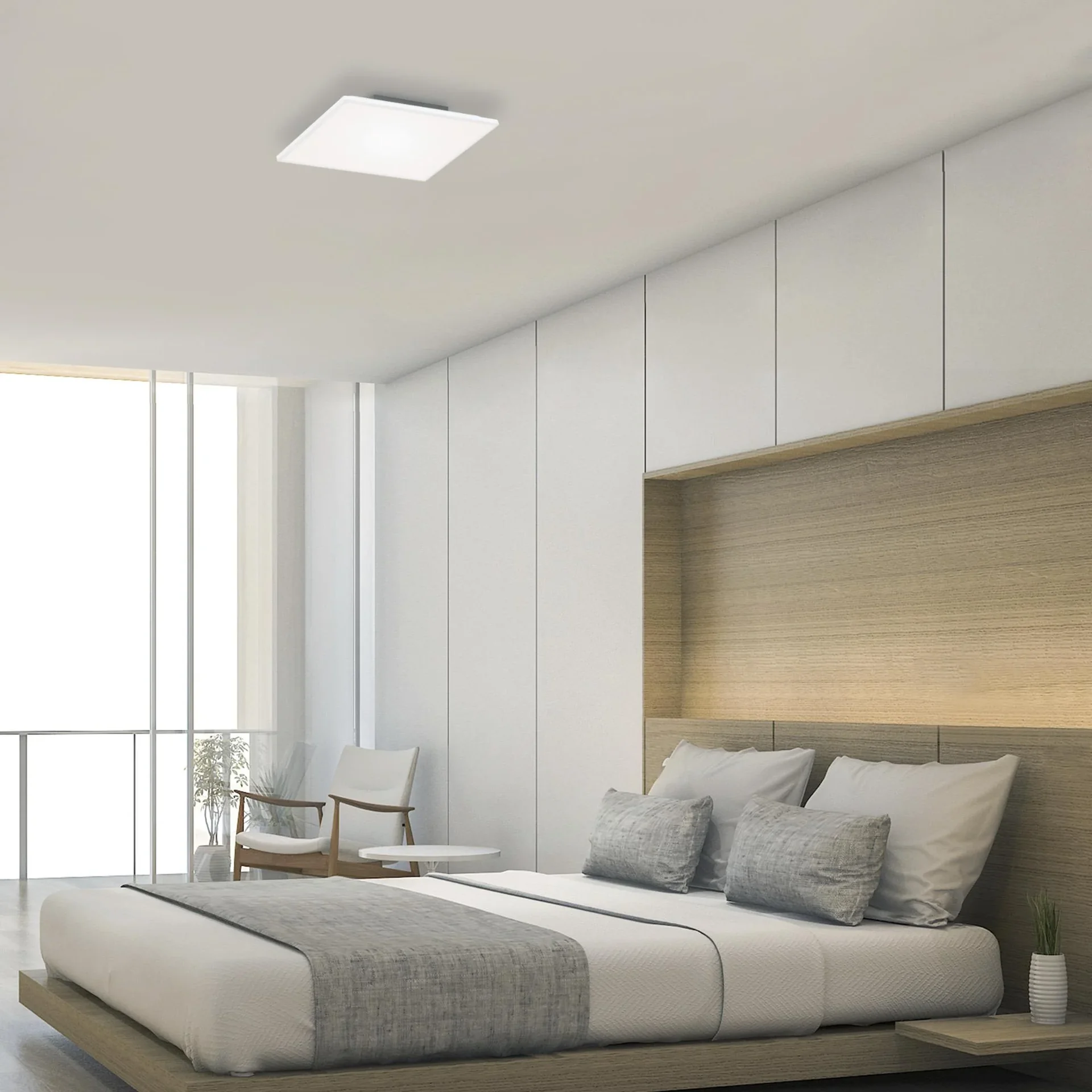 Rahmenloses LED Panel, viereckig, 29,5 cm, 12 Watt, weiß - 6