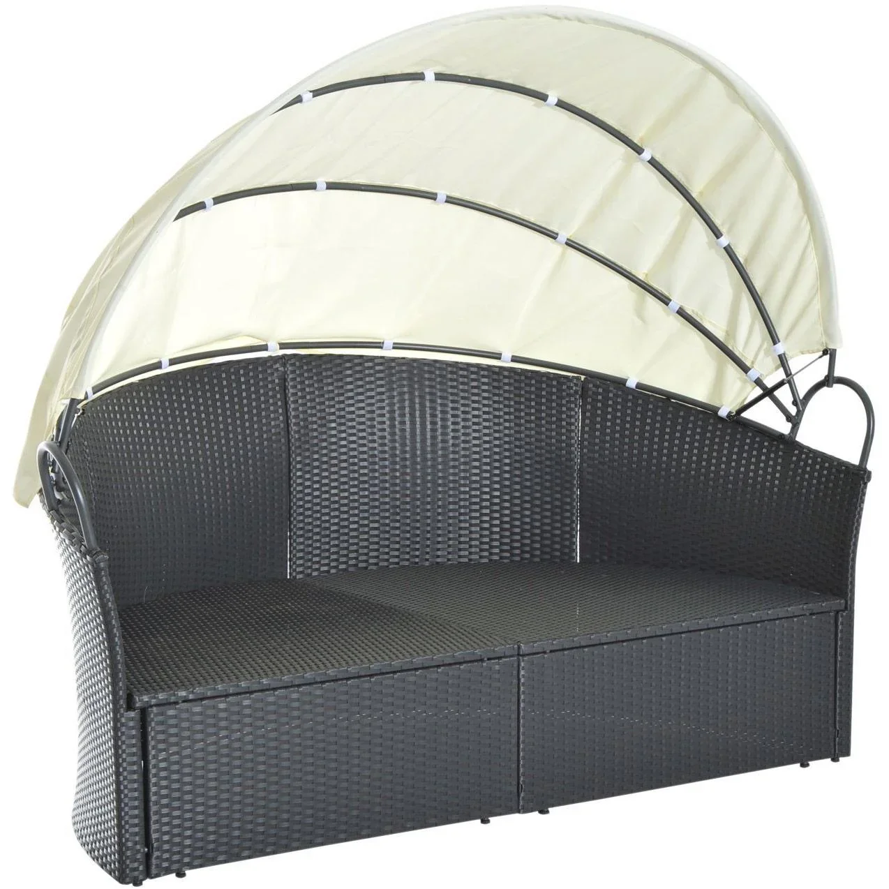 Sonneninsel Lounge Sonnenliege Polyrattan - 1