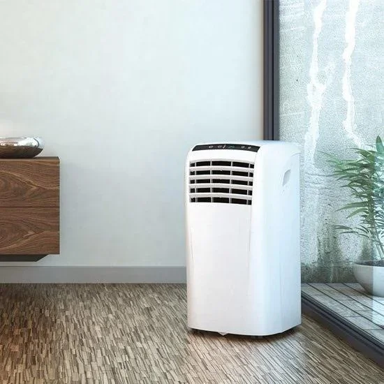 Mobiles Klimagerät mit Schlauch und Fensterdichtungsset - splendid Dolceclima Compact 8 P - 8.000 BTU/h - 5