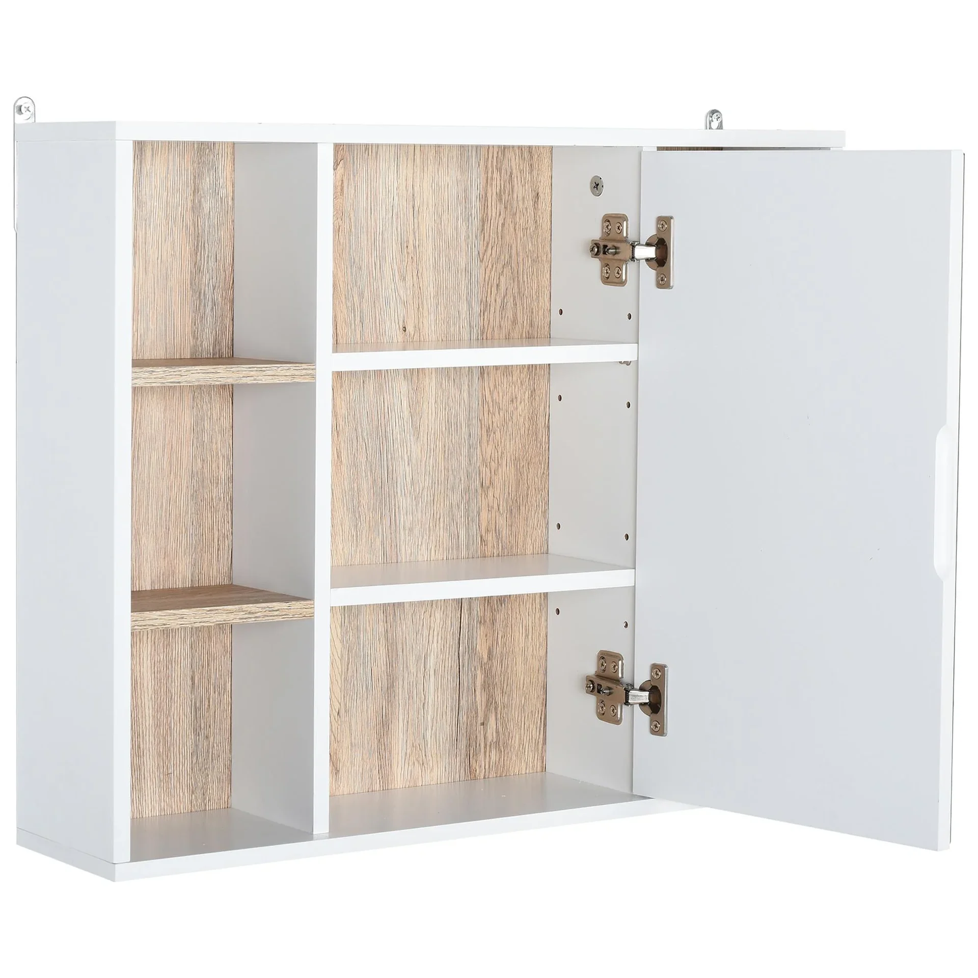 Badezimmer-Spiegelschrank, weiß - 2