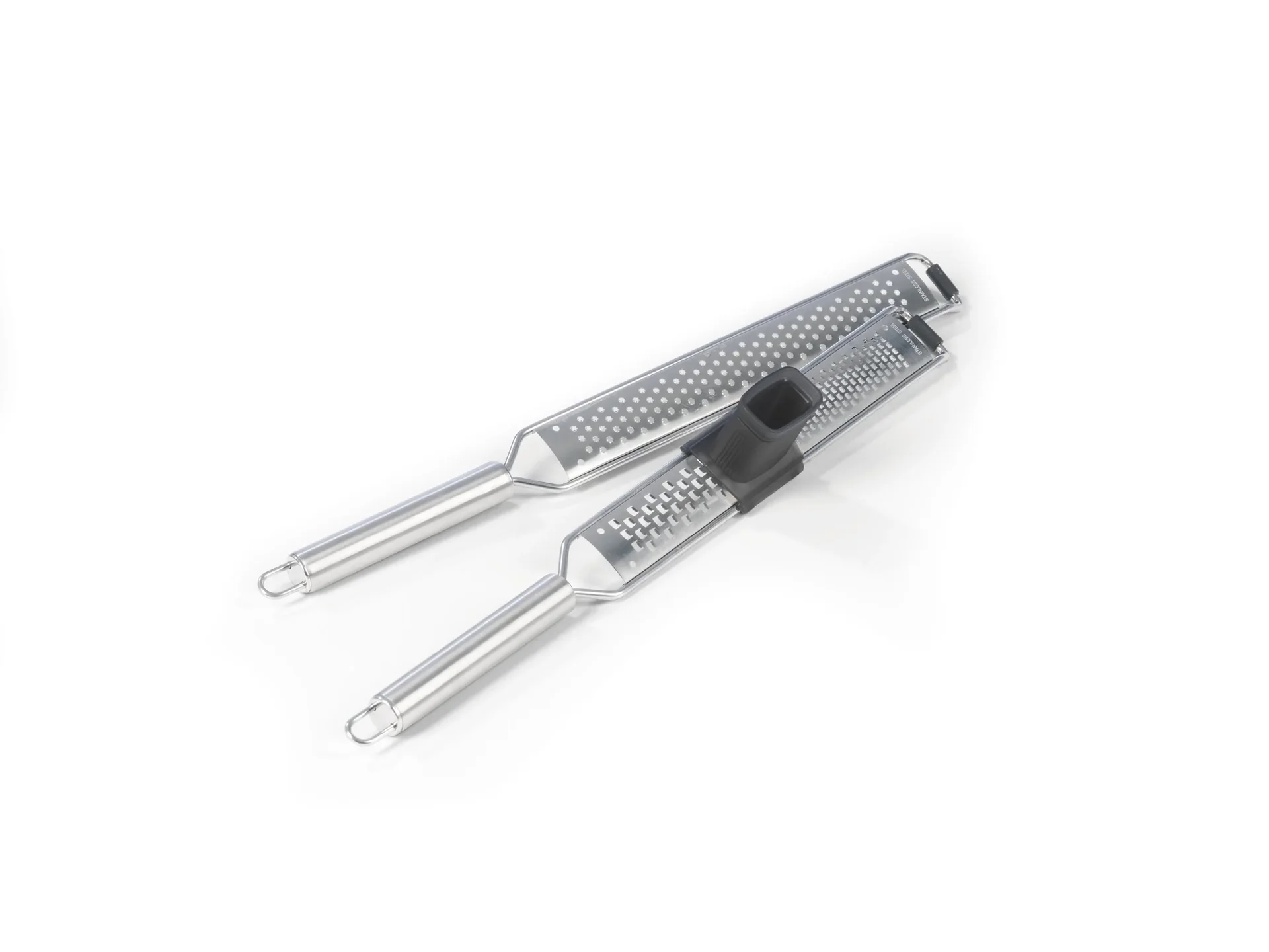 Zester-Reibe, 2-er Set, edelstahl - 4