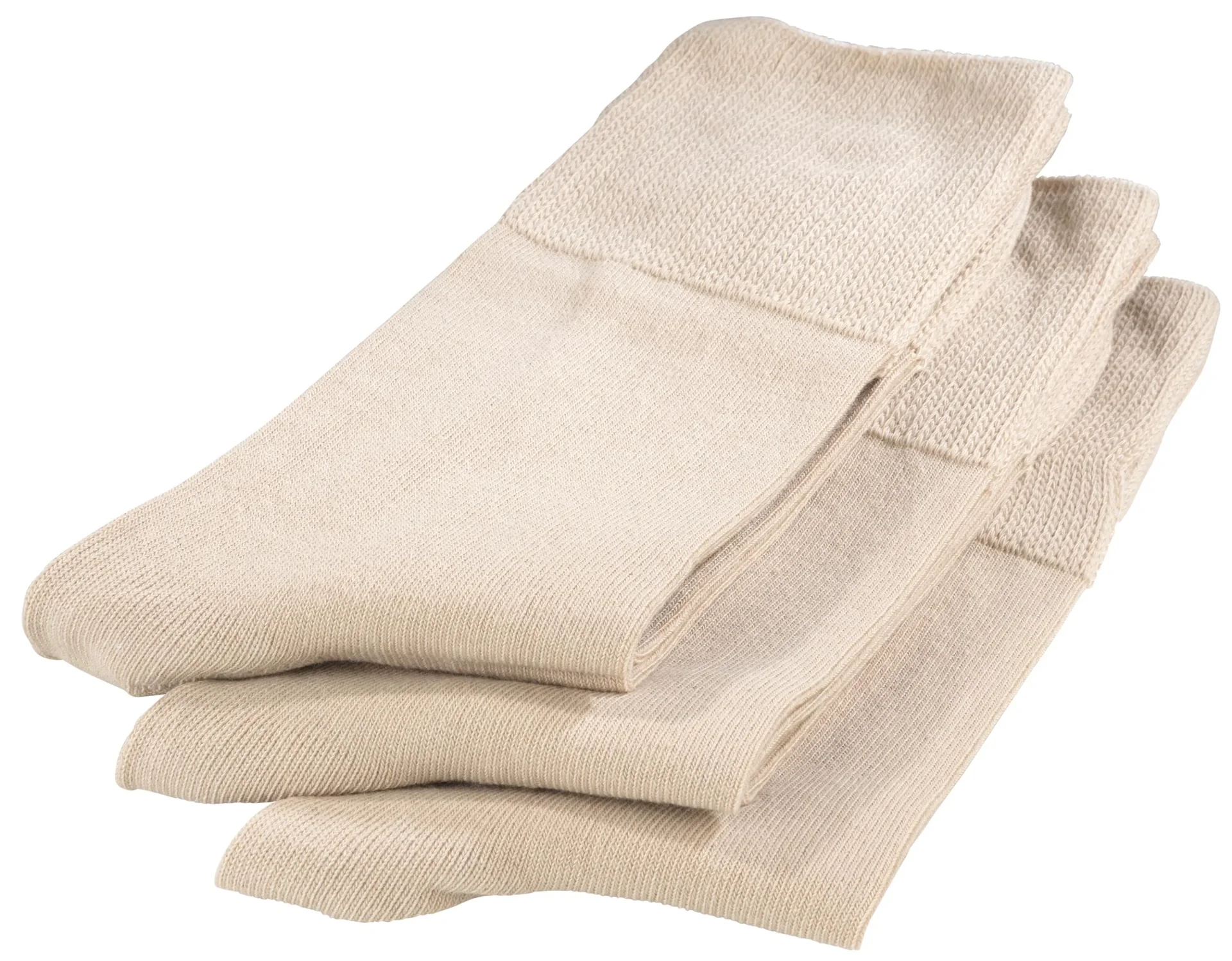 Vitalsocke 3er Pack, Farbe sand, Gr.39/42 - 1
