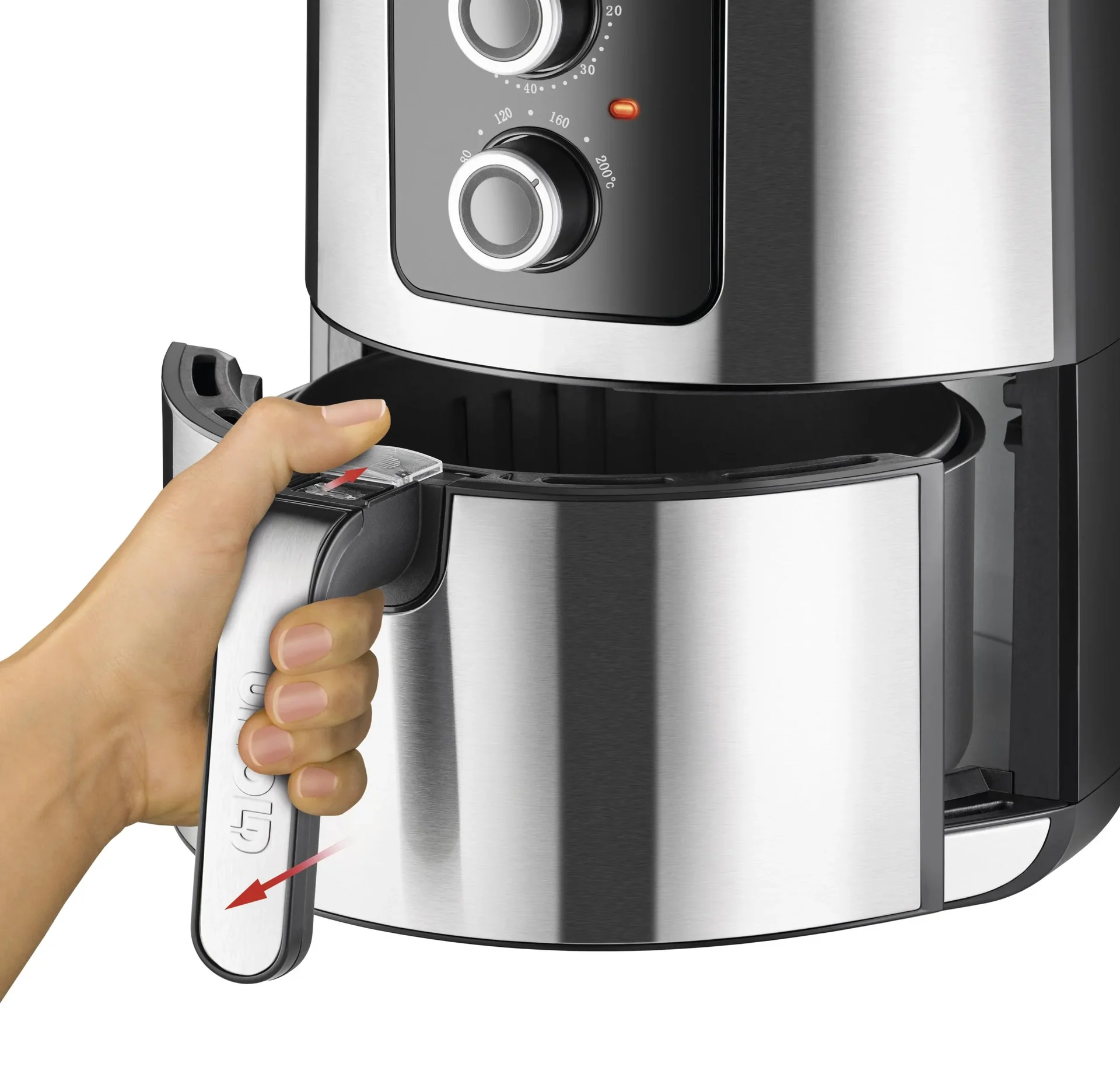 Heißluftfritteuse XL 5 L Edelstahl - 5