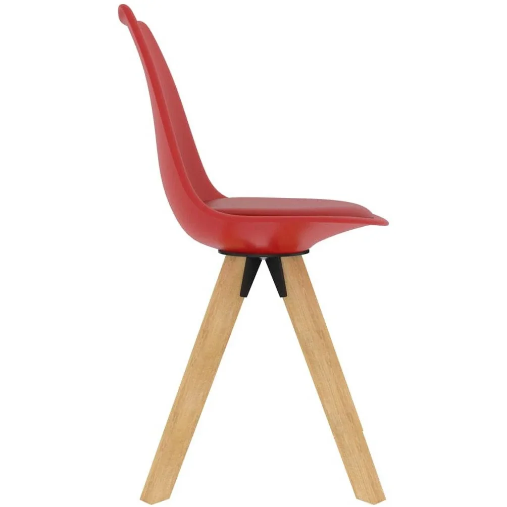 Esszimmerstühle 2 in rot - 0