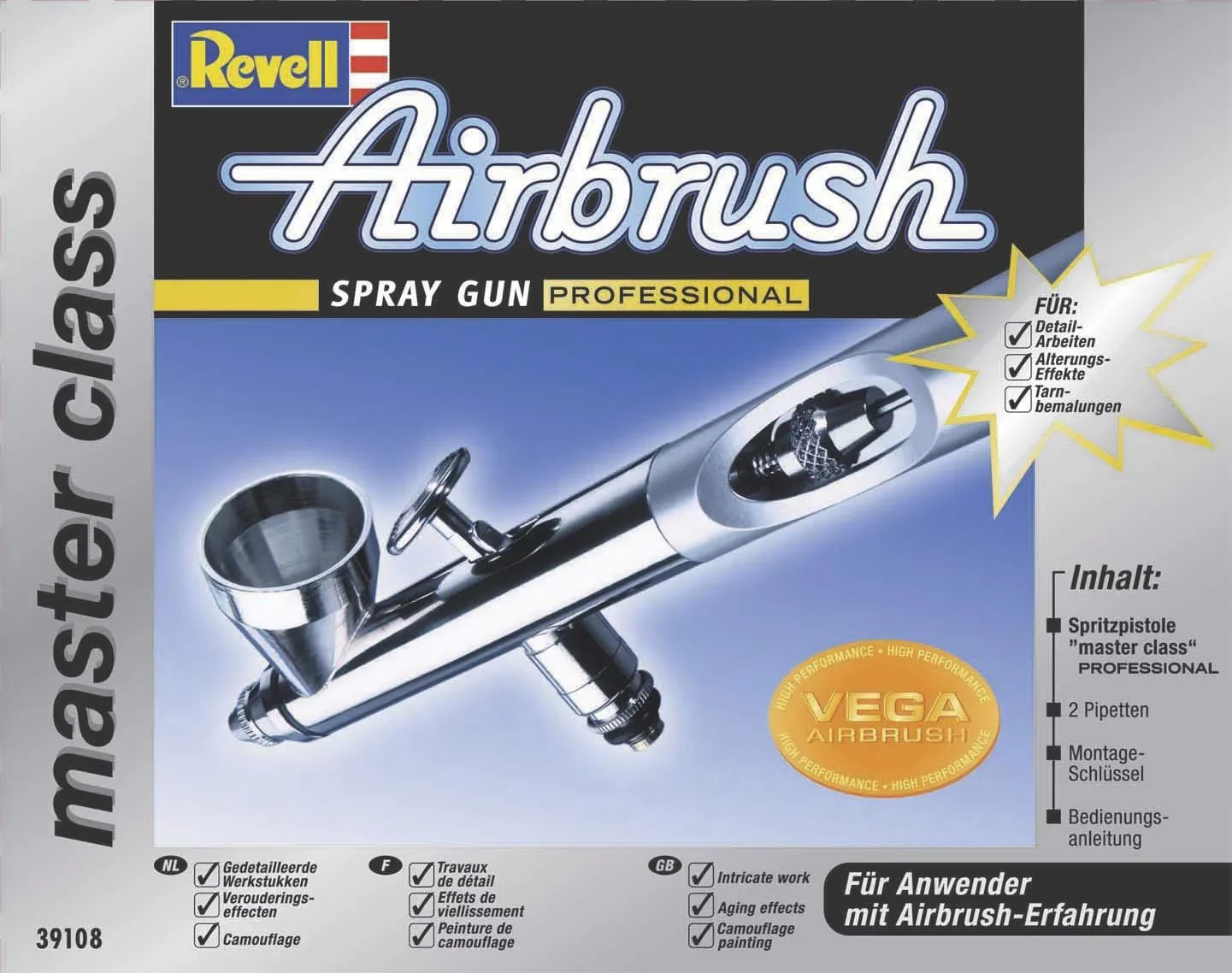 Airbrush Spritzpistole "master class" (Professional) - 2