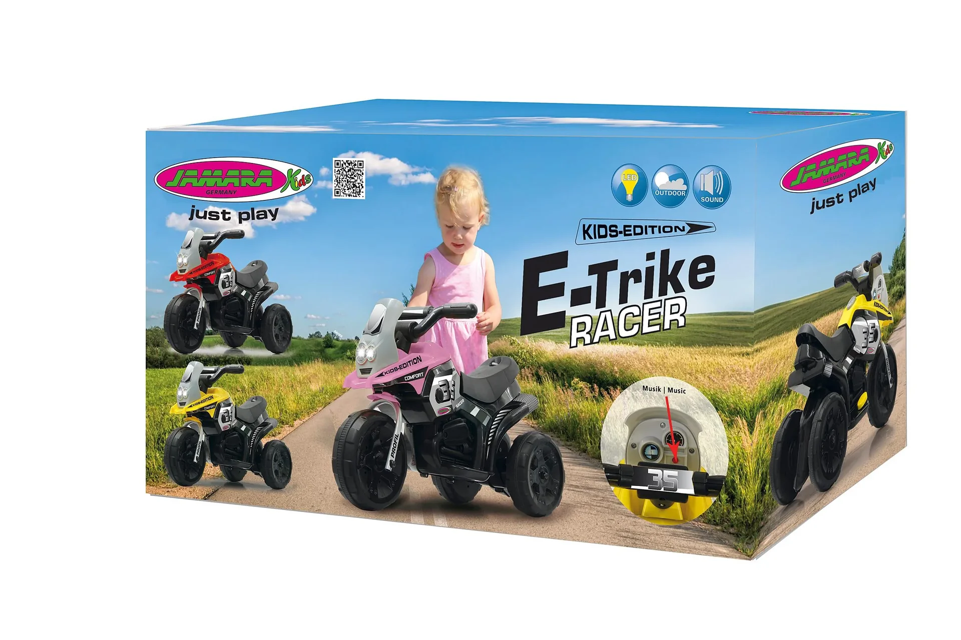 Ride-on E-Trike Racer rot 6V - 2