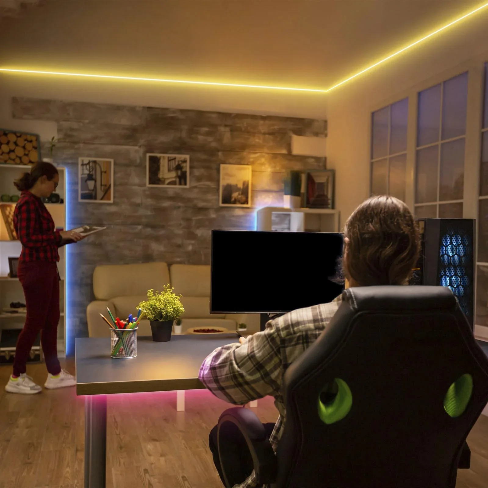 MAGIC RGB-LED Flexband, 3m, Musiksensor, 90 RGB-LEDs, 12W, Fernbedienung - 1