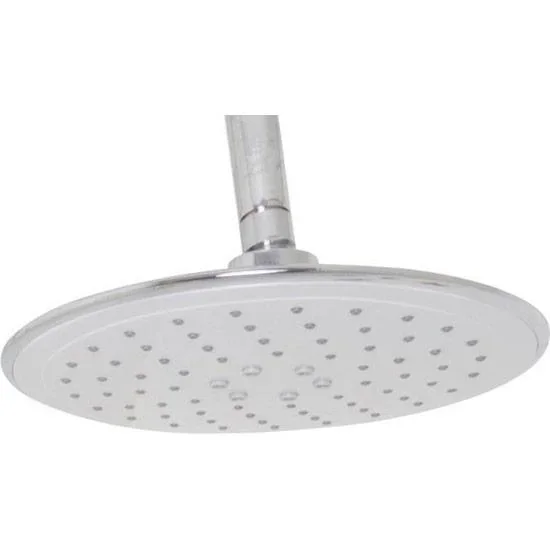 XL Dusch-Set mit Regenbrause und Handbrause - rund - 3 Funktionen - 0