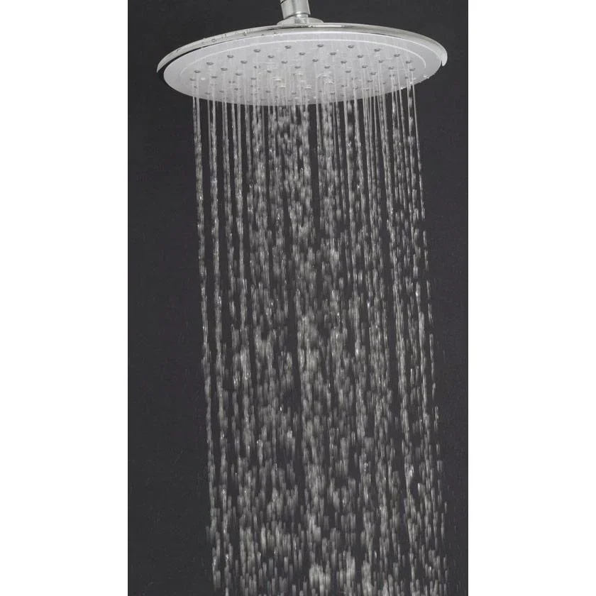 XL Dusch-Set mit Regenbrause und Handbrause - rund - 3 Funktionen - 3