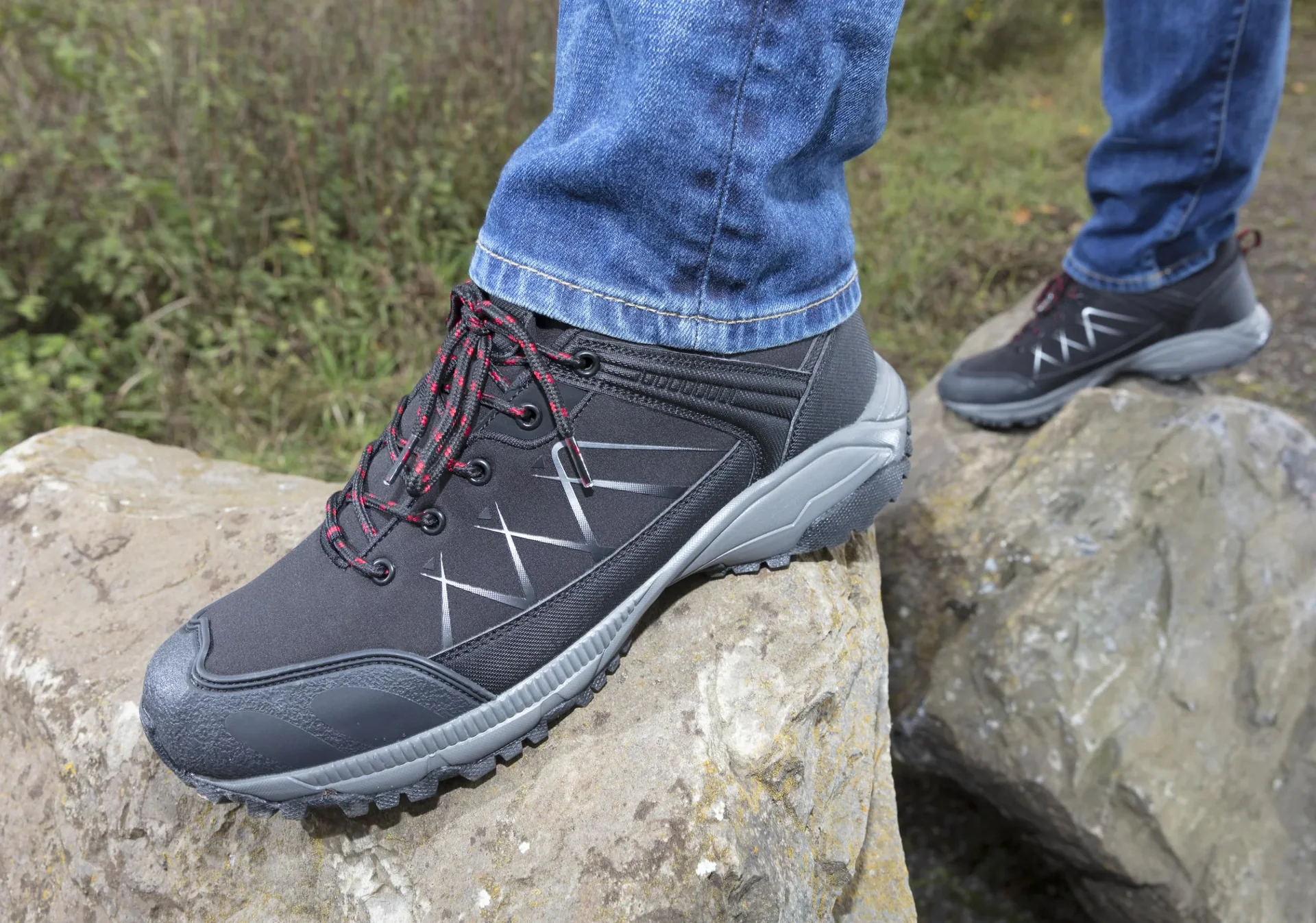 Softshell Schuh, Farbe schwarz/rot, Gr.40 - 2