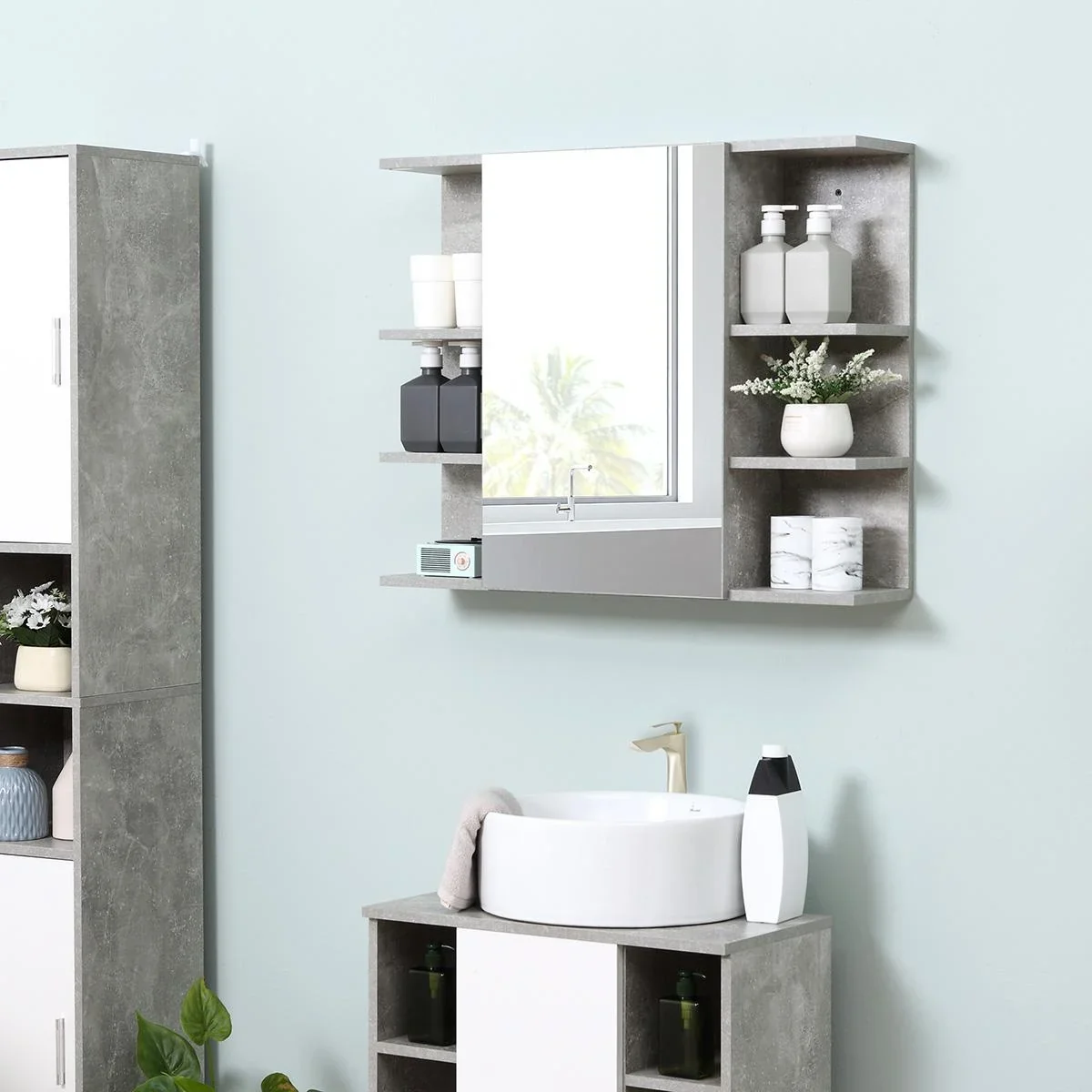 Spiegelschrank 80 cm x 19,8 cm x 64 cm - 3
