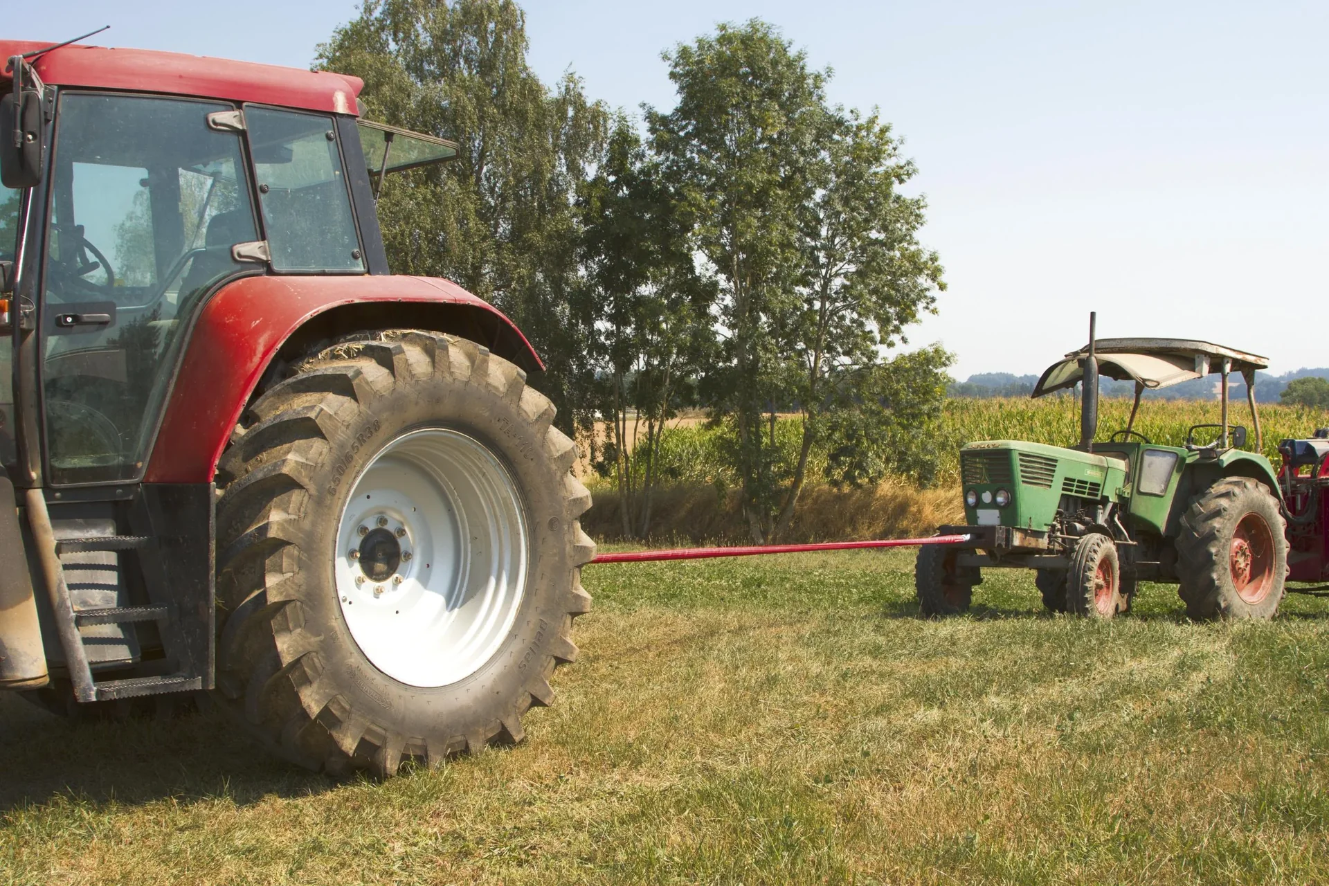 Abschleppschlinge, 35 t, 4 m, rot - 3