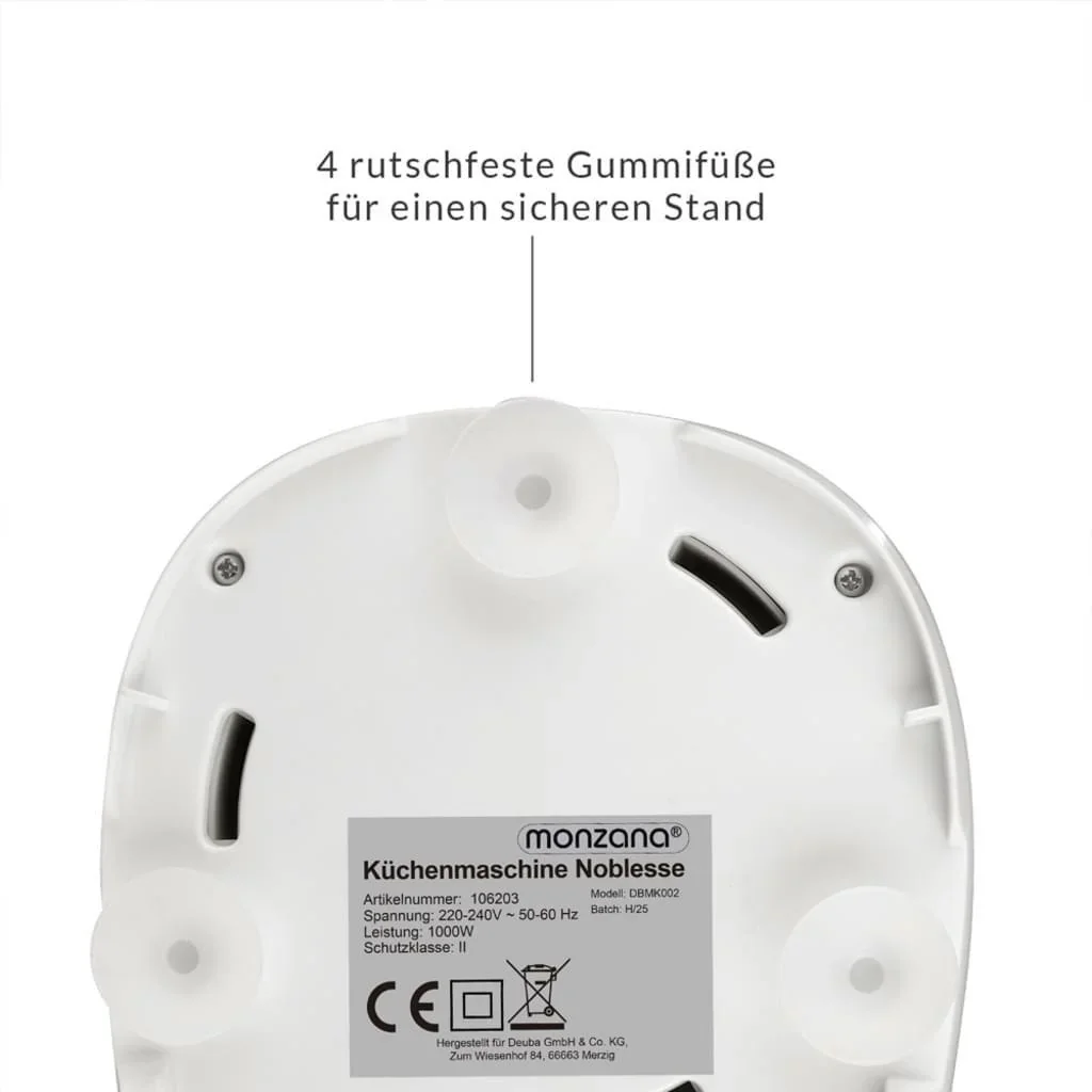 Küchenmaschine Noblesse silver 1000 - 6
