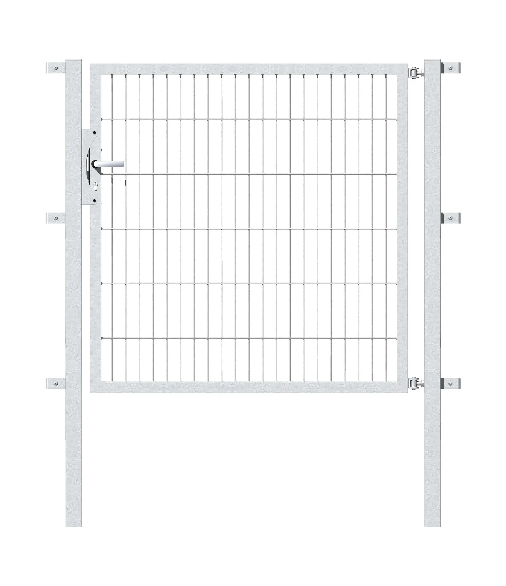 Einzeltor Flexo , feuerverzinkt, Breite 125 cm, Höhe 120 cm - 0