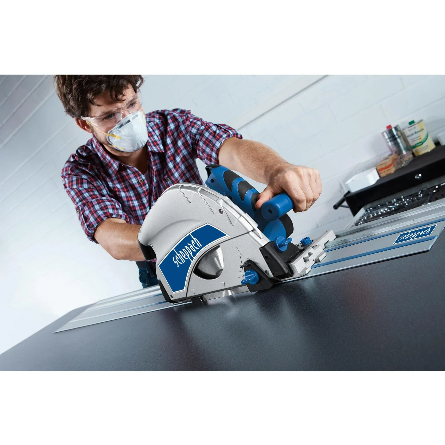 Eintauchschnittsäge PL75 - 210mm, 1600W, Sägeblatt 1x 36T + 1x 72T - 2