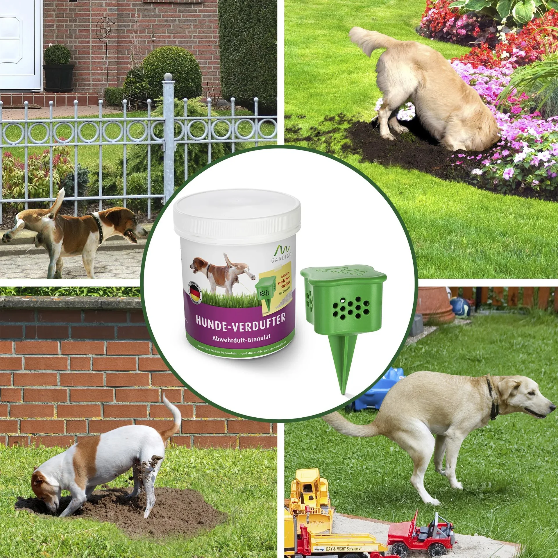 Hundeverdufter mit Beet-Stecker - 3
