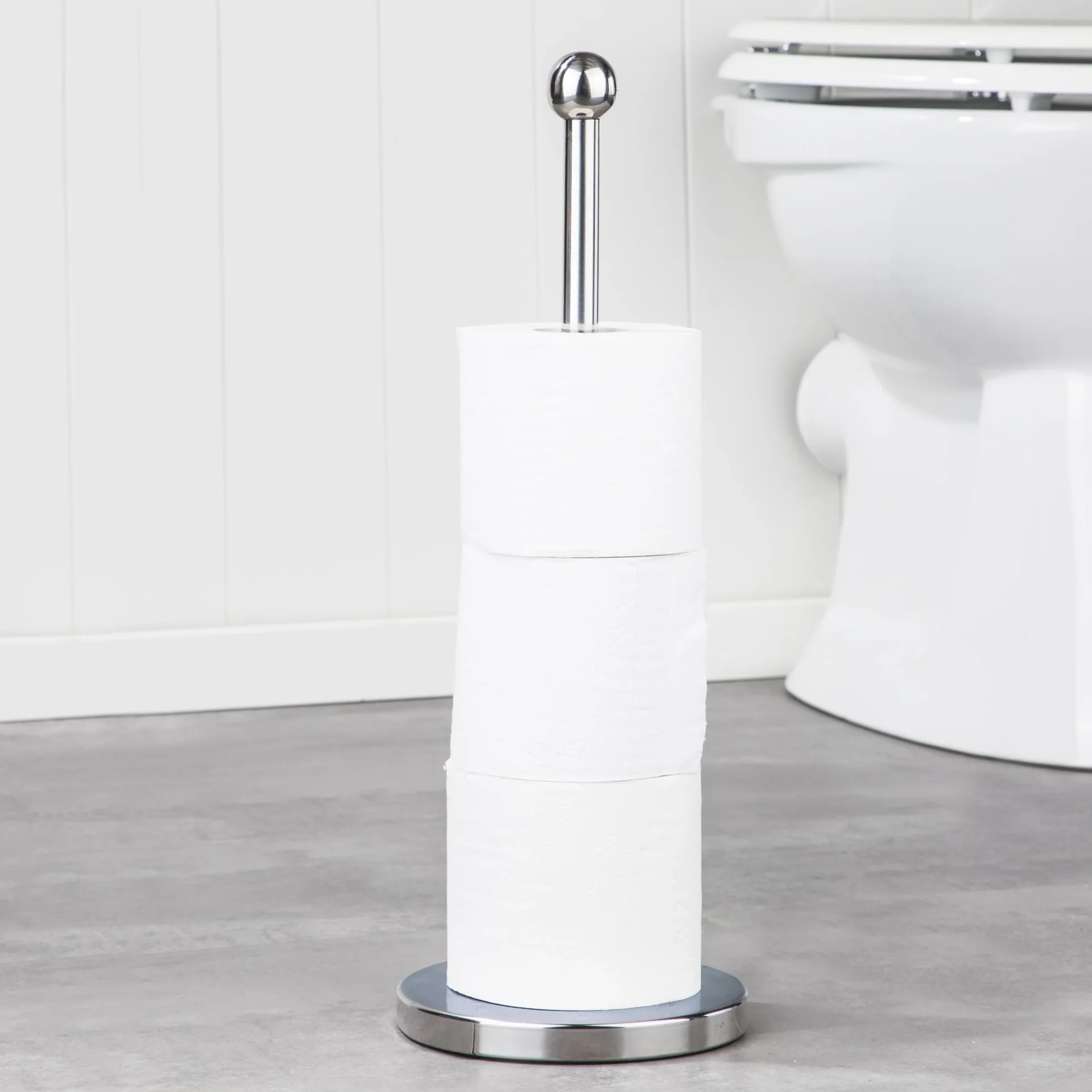 WC-Rollenständer Edelstahl - 2
