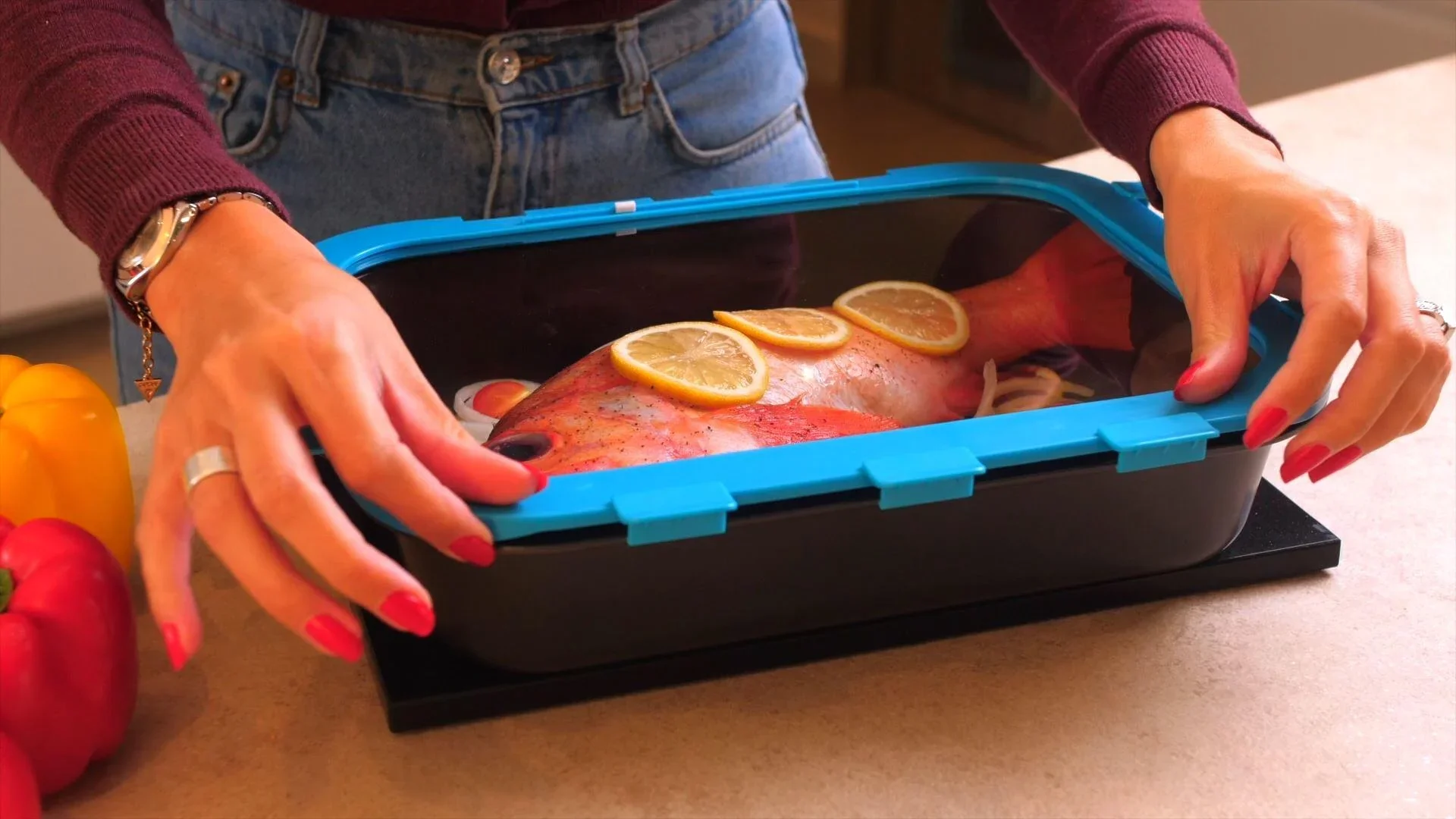 Ofenform "Clever Cooking Box", XL, 38 x 26,5 x 7 cm, 6-teilig - 2