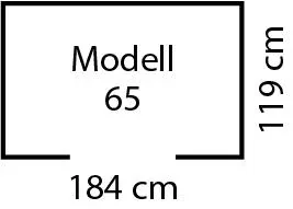 Gerätehaus Köln II 65, Tanne/Creme - 1