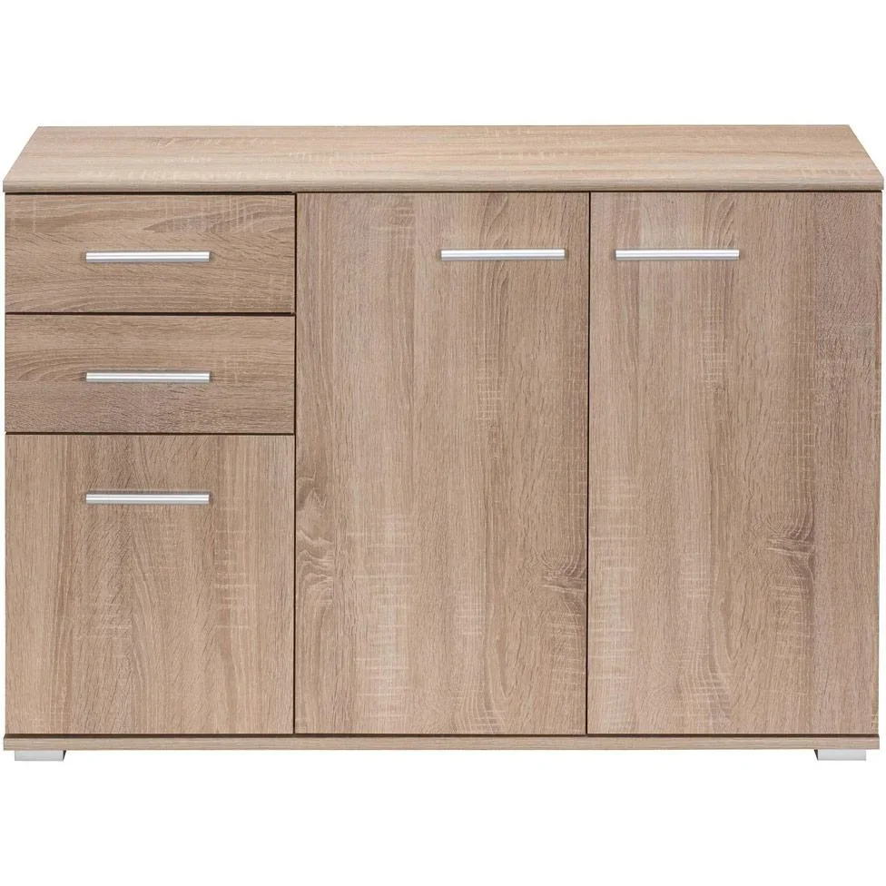 Sideboard / Kommode Eiche mit 3 Türen & 2 Schubladen - 1