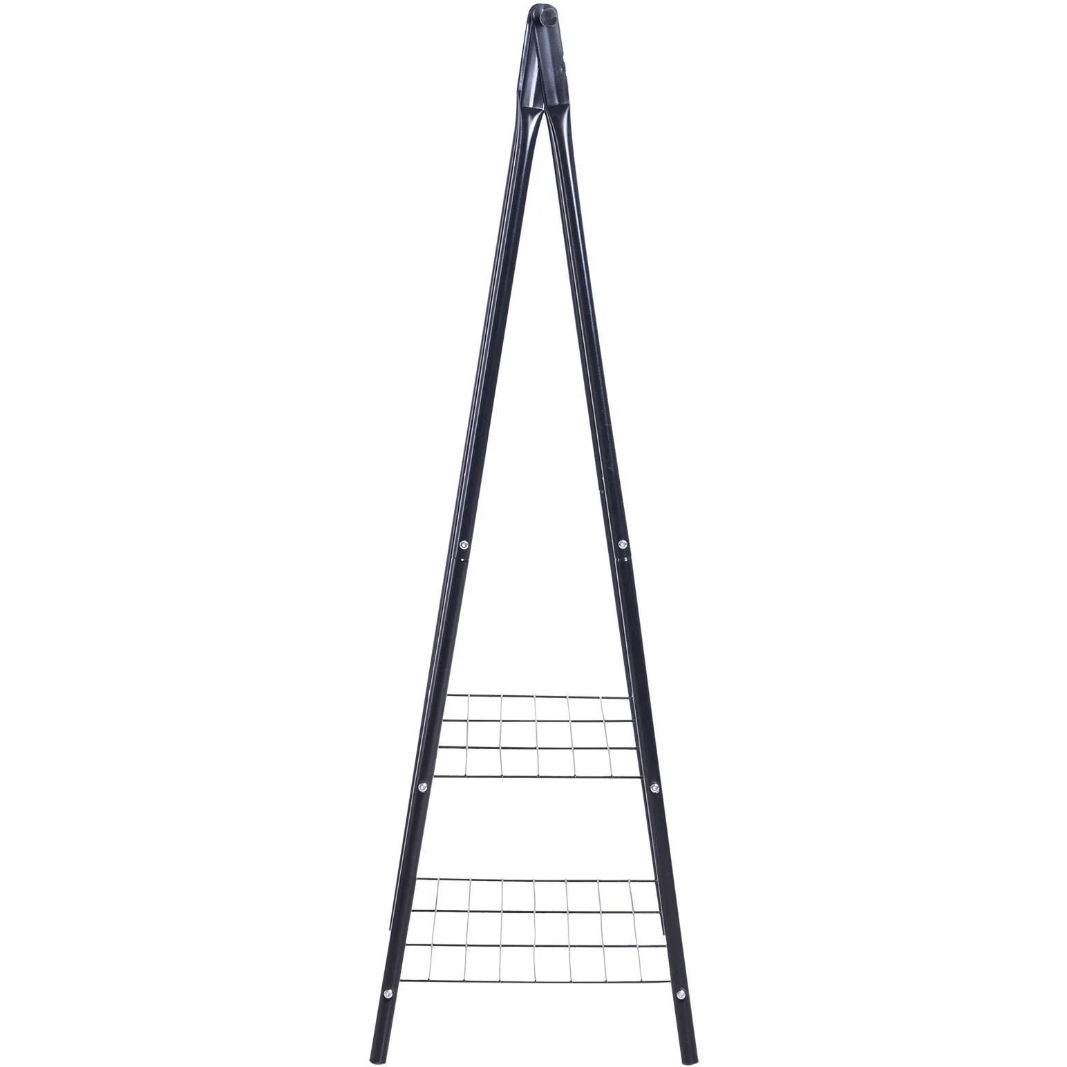 Gaderobenständer Kleiderständer Kleiderstange mit Schuhablage Wäscheständer 100 x 46 x 148 cm - 4