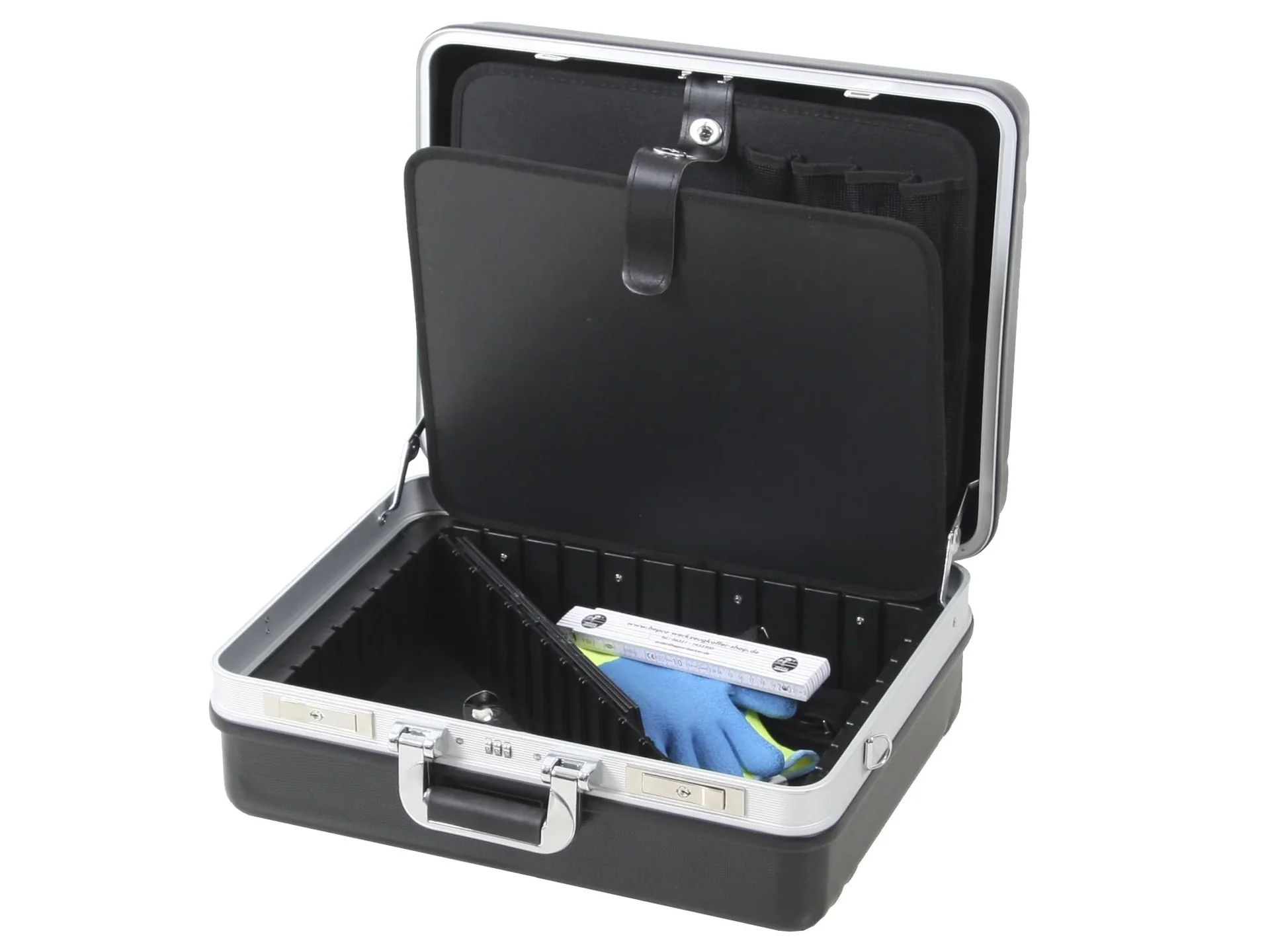 Werkzeugkoffer Basic - Robuster, schlagfester ABS Schalenkoffer - 2